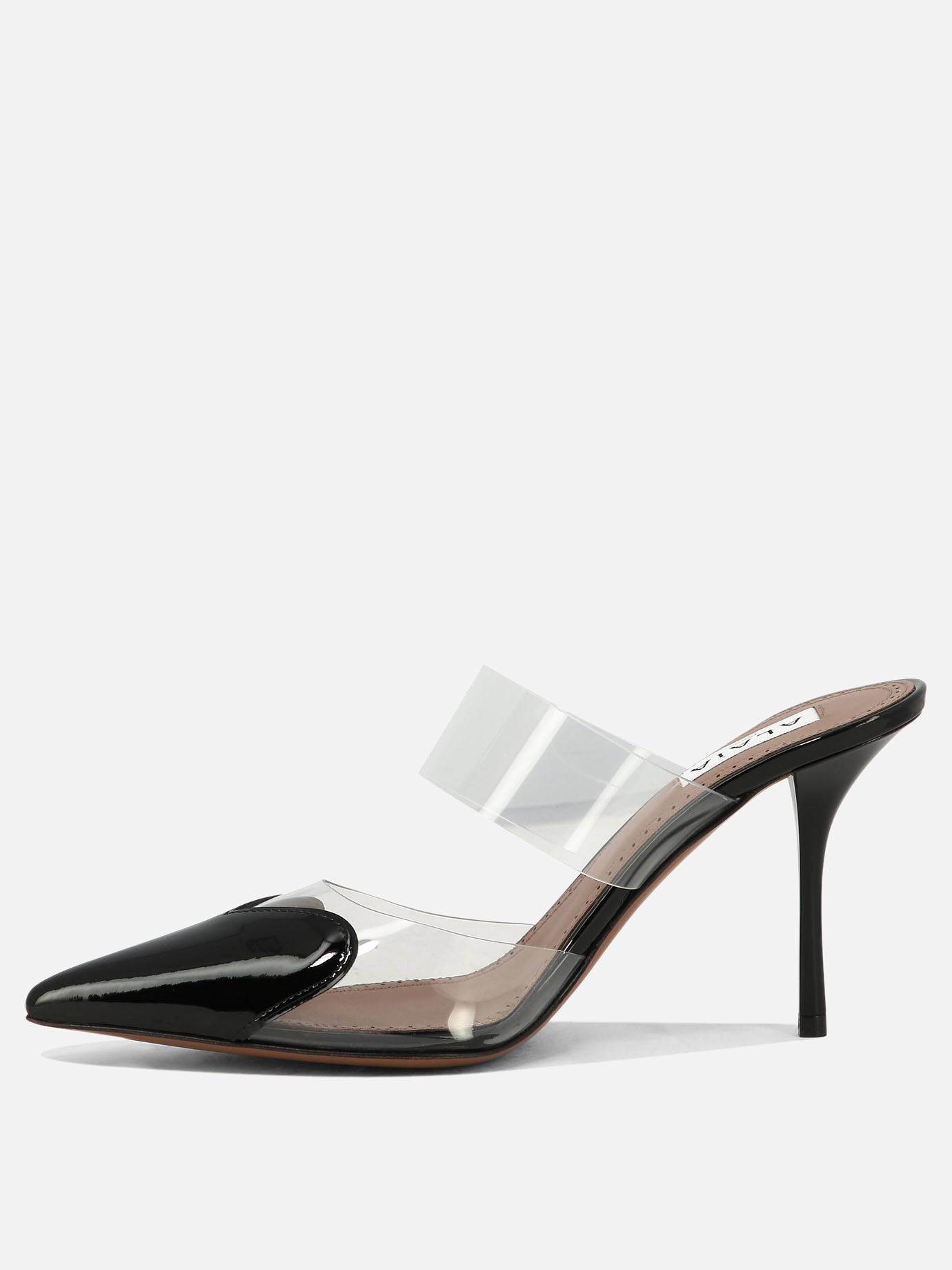 Alaïa "Le Cœur" 90 mm mules 17267769_38 Black 3