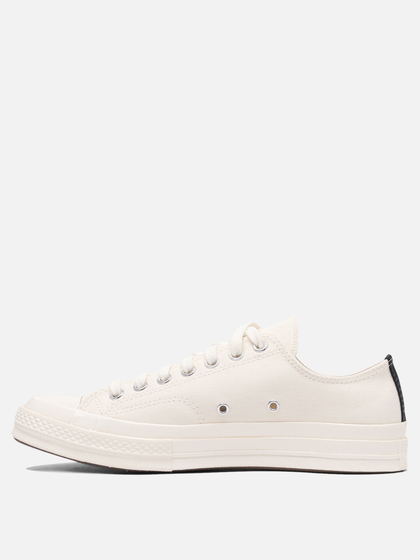 Low top sneakers 100% cotton - 100% rubber White - Comme Des Garçons Play Men | PDP | VIETTI Online Store | Mobile_slide_3