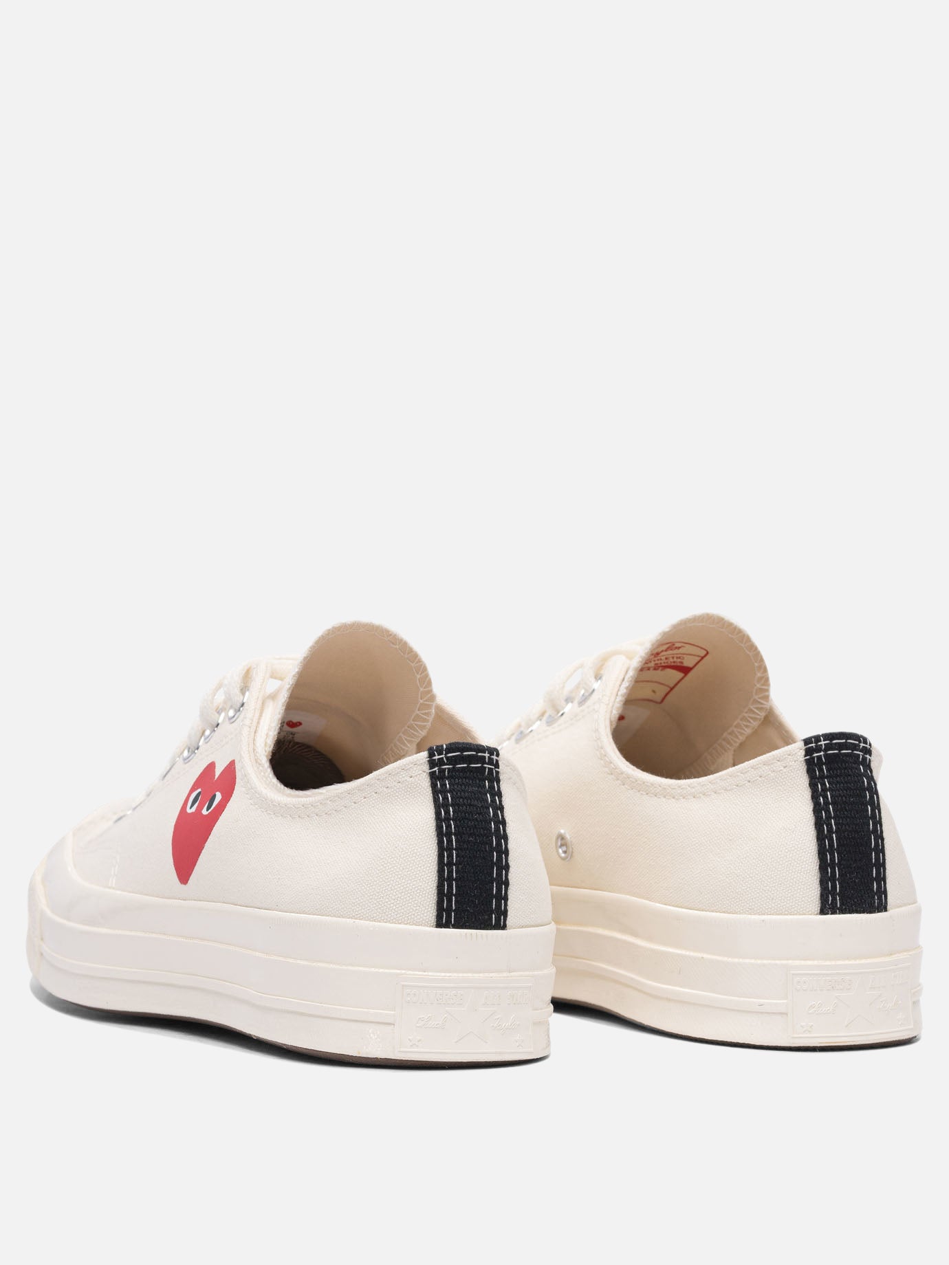 Low top sneakers 100% cotton - 100% rubber White - Comme Des Garçons Play Men | PDP | VIETTI Online Store | Mobile_slide_4