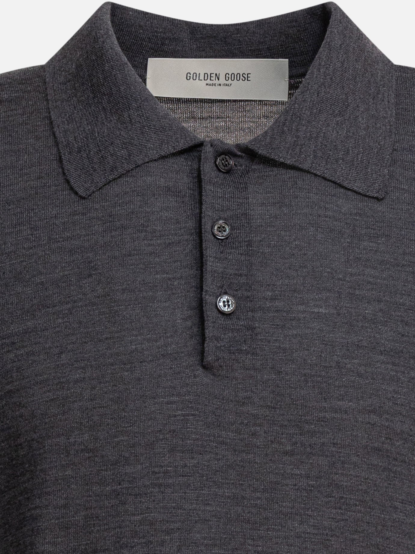Golden Goose Polo in lana merino 12651233_S Grey 3