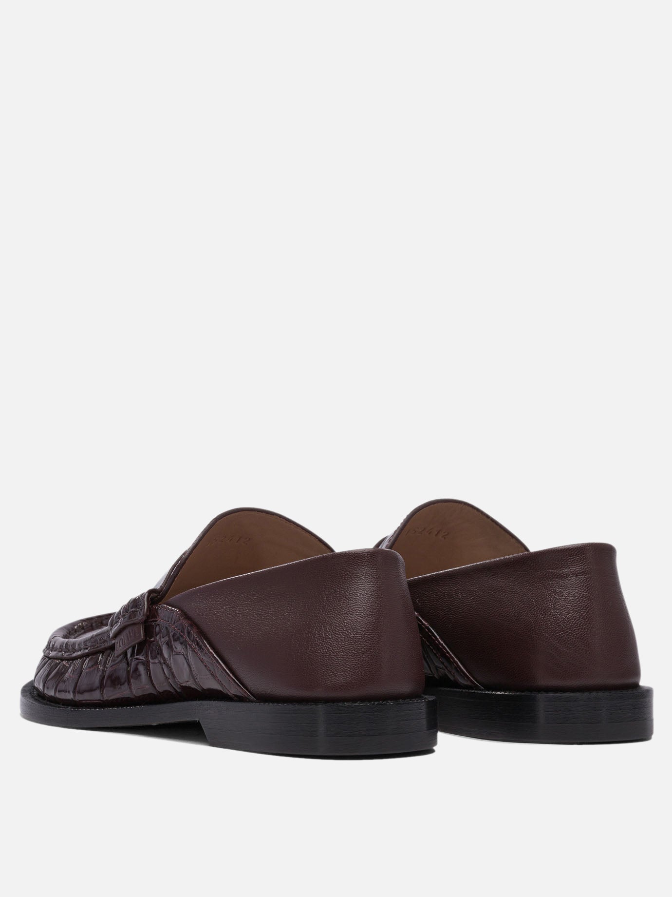Loafers 100% leather - 90% leather 10% rubber Bordeaux - Loewe Women | PDP | VIETTI Online Store | Mobile_slide_4