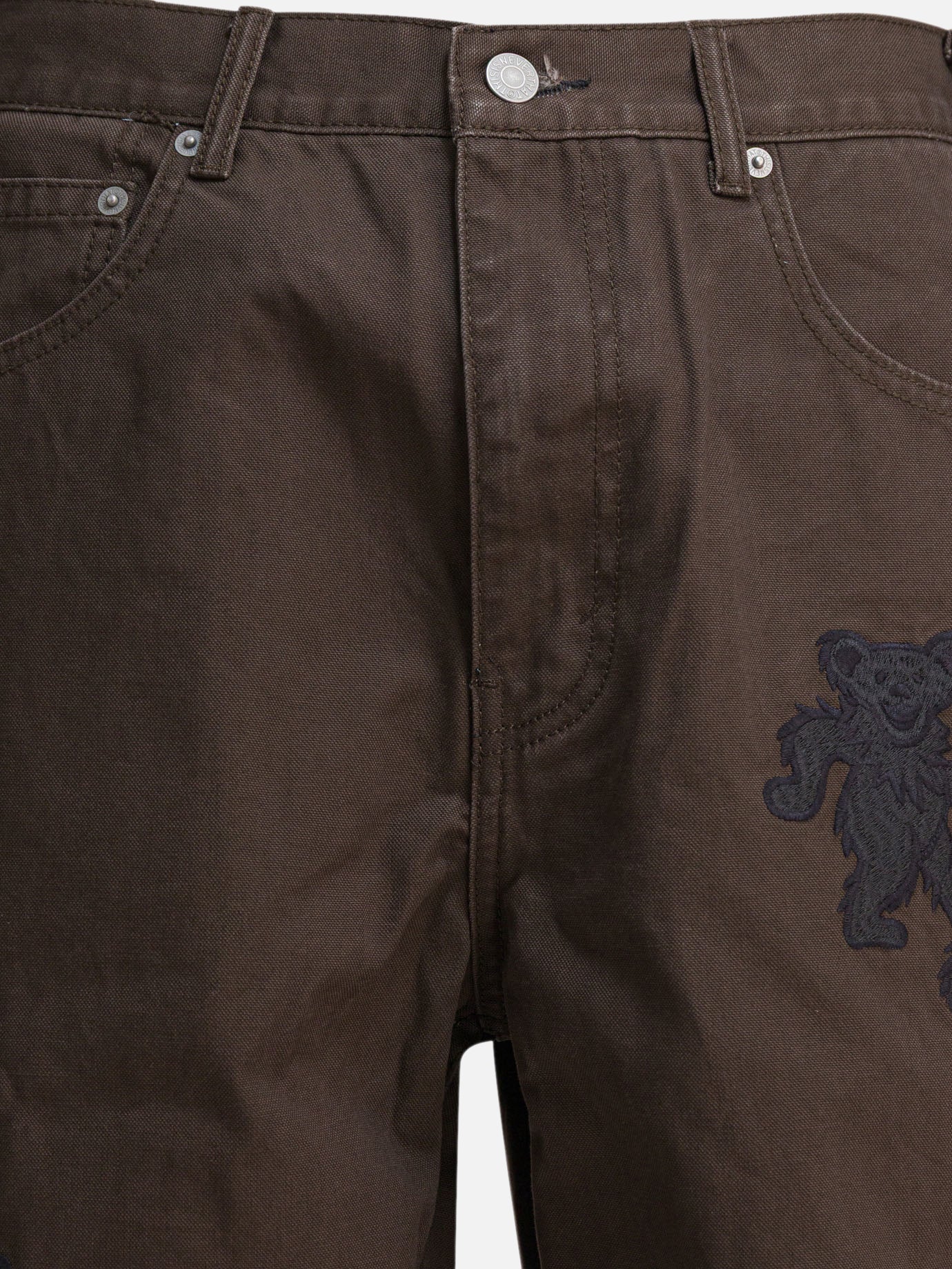 Thisisneverthat® "GD Dancing Bears" trousers 11536269_S Brown 3