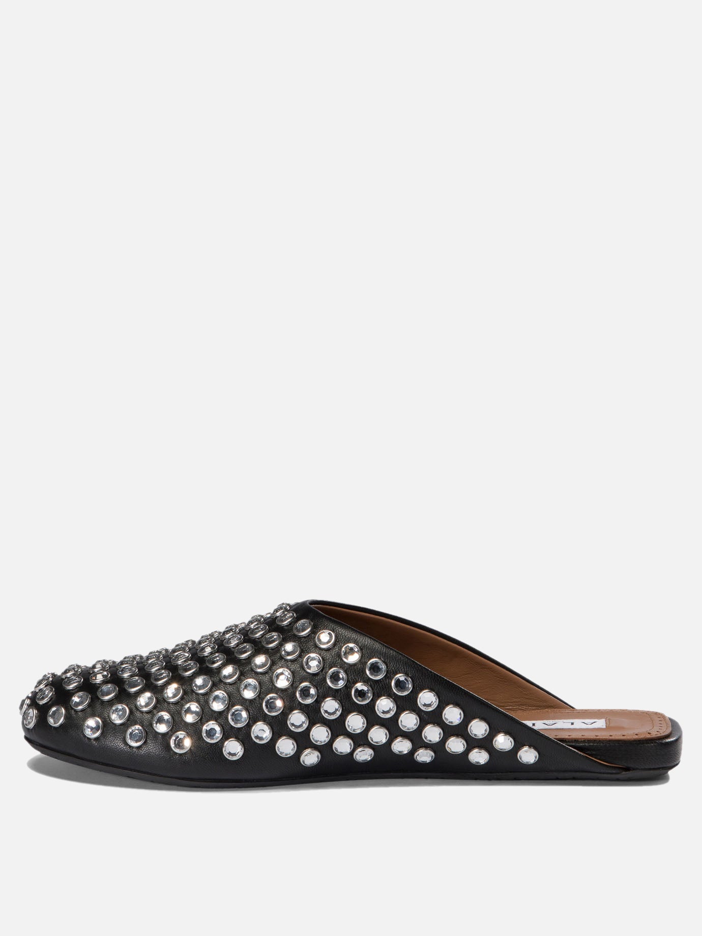 Slipper 100% lamb leather - 100% rubber Nero - Alaïa Donna | PDP | VIETTI Online Store | Mobile_slide_3