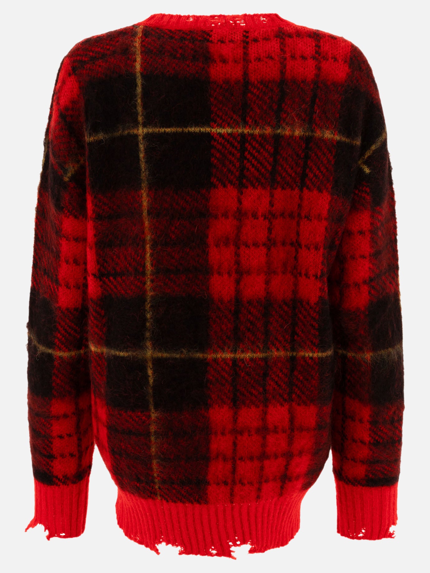 Crewneck sweaters Plaid Red - Alexander McQueen Men | PDP | VIETTI Online Store | Mobile_slide_2