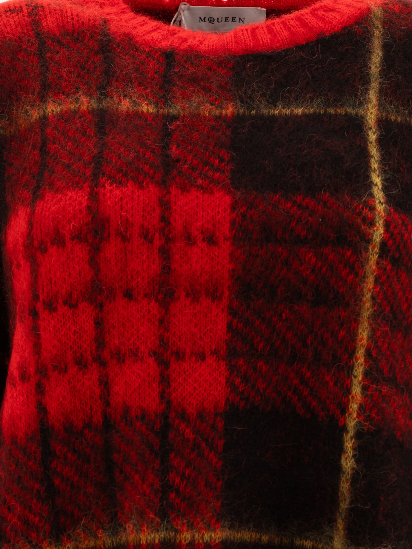 Crewneck sweaters Plaid Red - Alexander McQueen Men | PDP | VIETTI Online Store | Mobile_slide_3