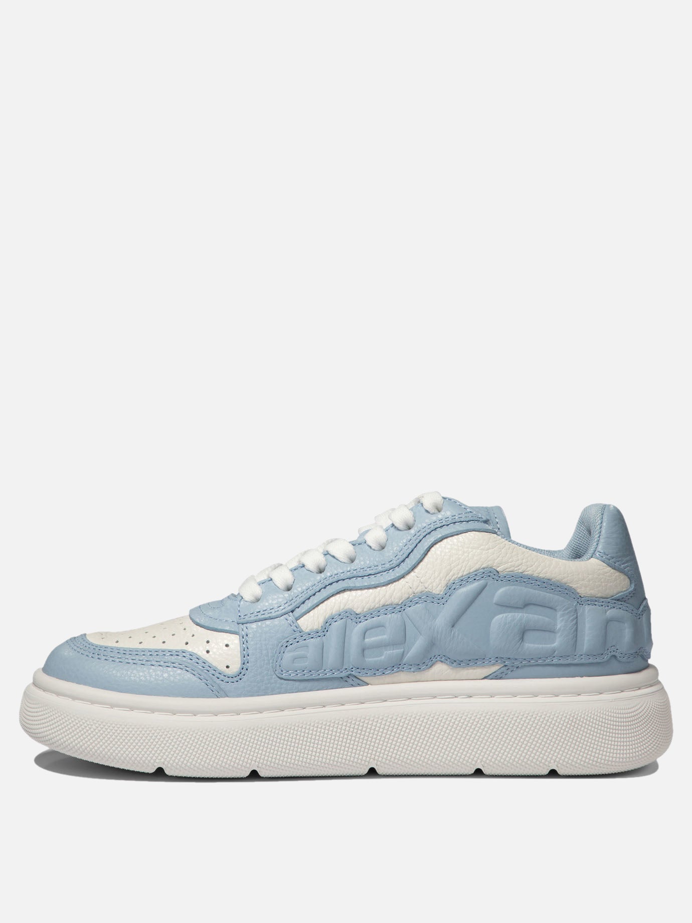 Sneaker basse 100% leather - 100% rubber Azzurro - Alexander Wang Donna | PDP | VIETTI Online Store | Mobile_slide_3