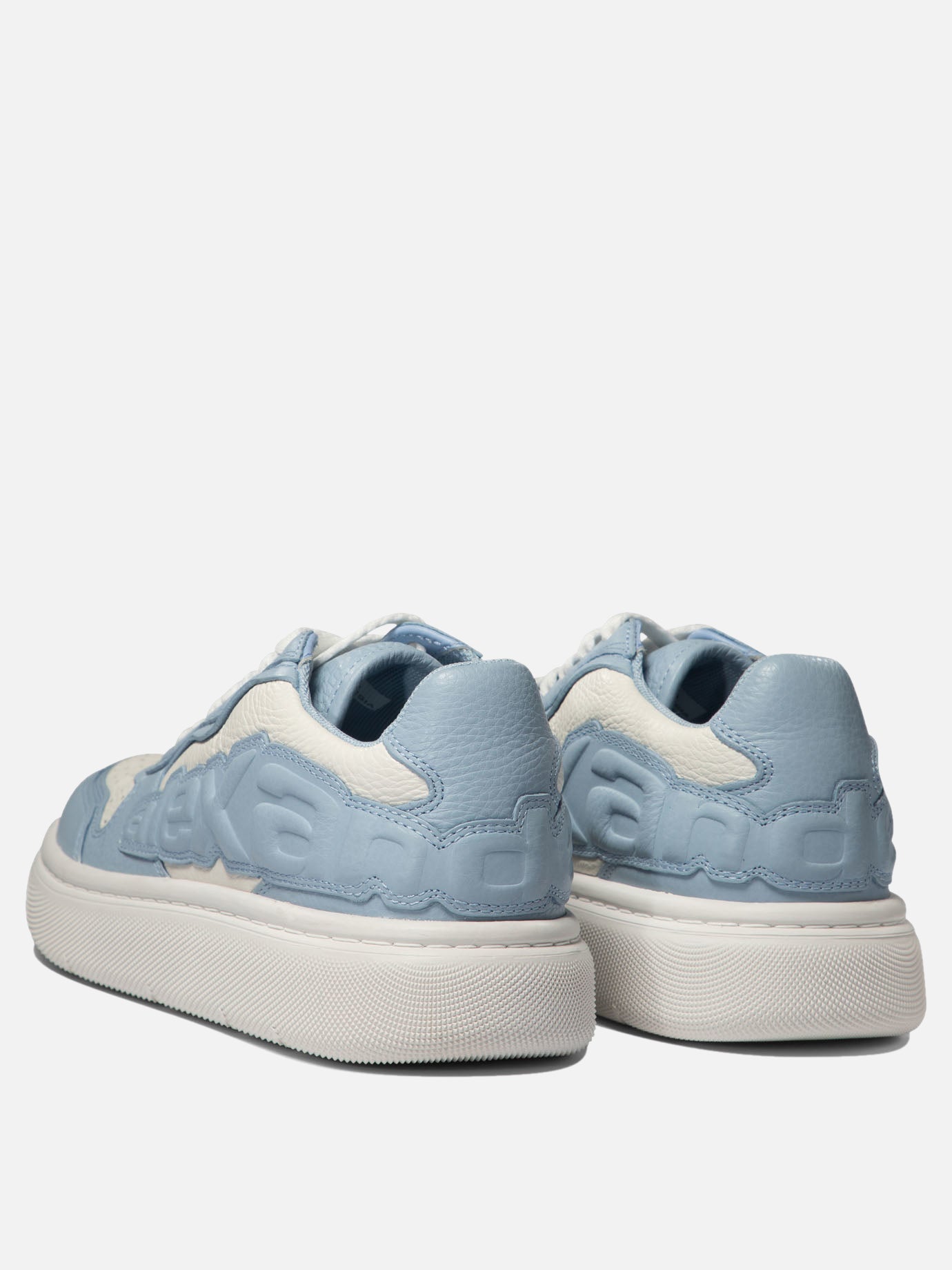 Sneaker basse 100% leather - 100% rubber Azzurro - Alexander Wang Donna | PDP | VIETTI Online Store | Mobile_slide_4
