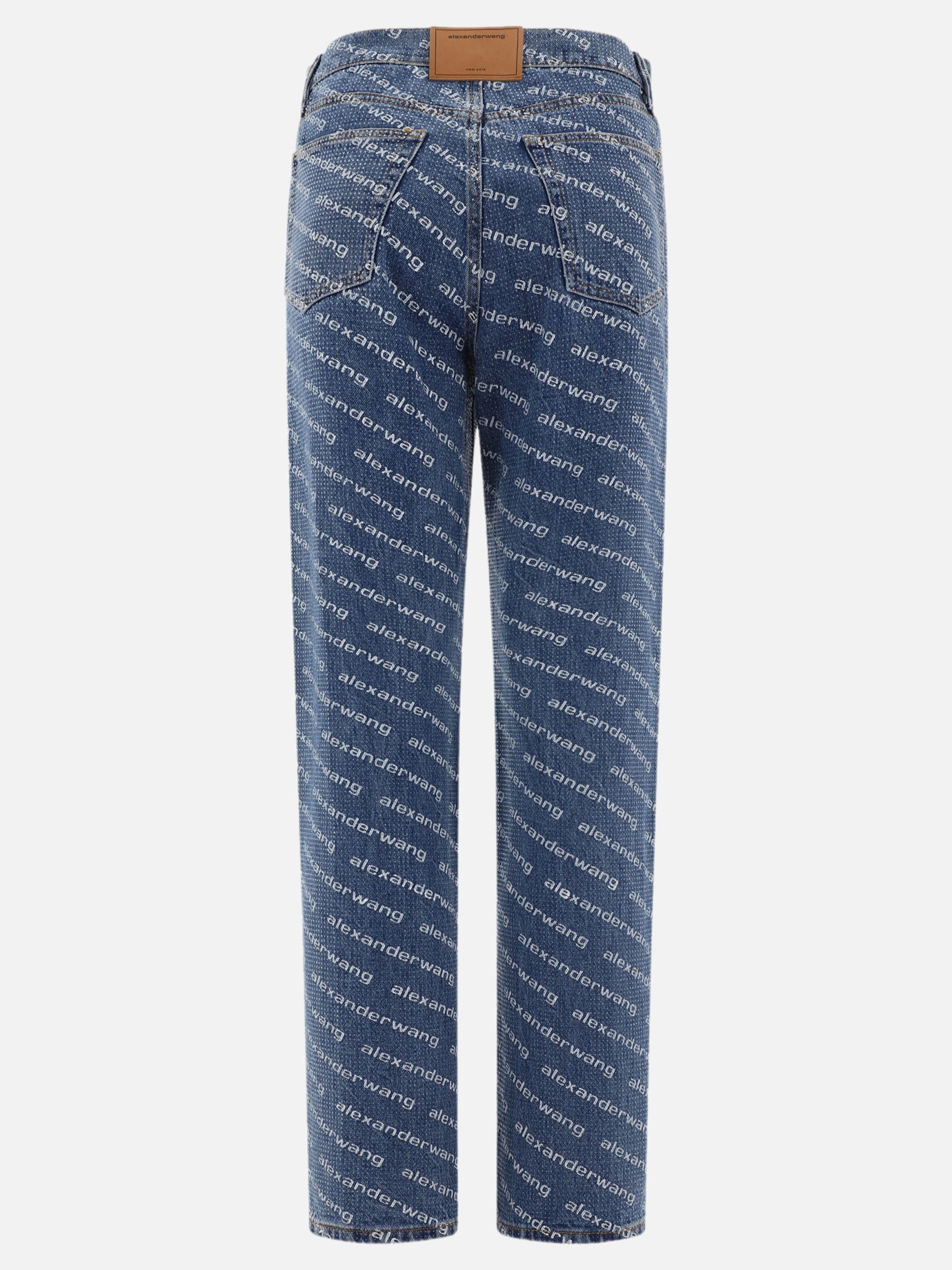 Jeans a gamba dritta Logo Blu - Alexander Wang Donna | PDP | VIETTI Online Store | Mobile_slide_2