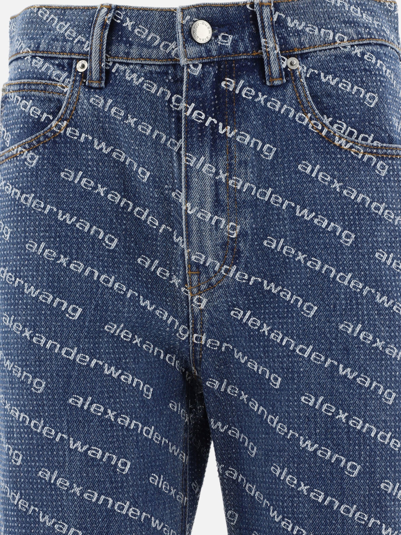 Jeans a gamba dritta Logo Blu - Alexander Wang Donna | PDP | VIETTI Online Store | Mobile_slide_3