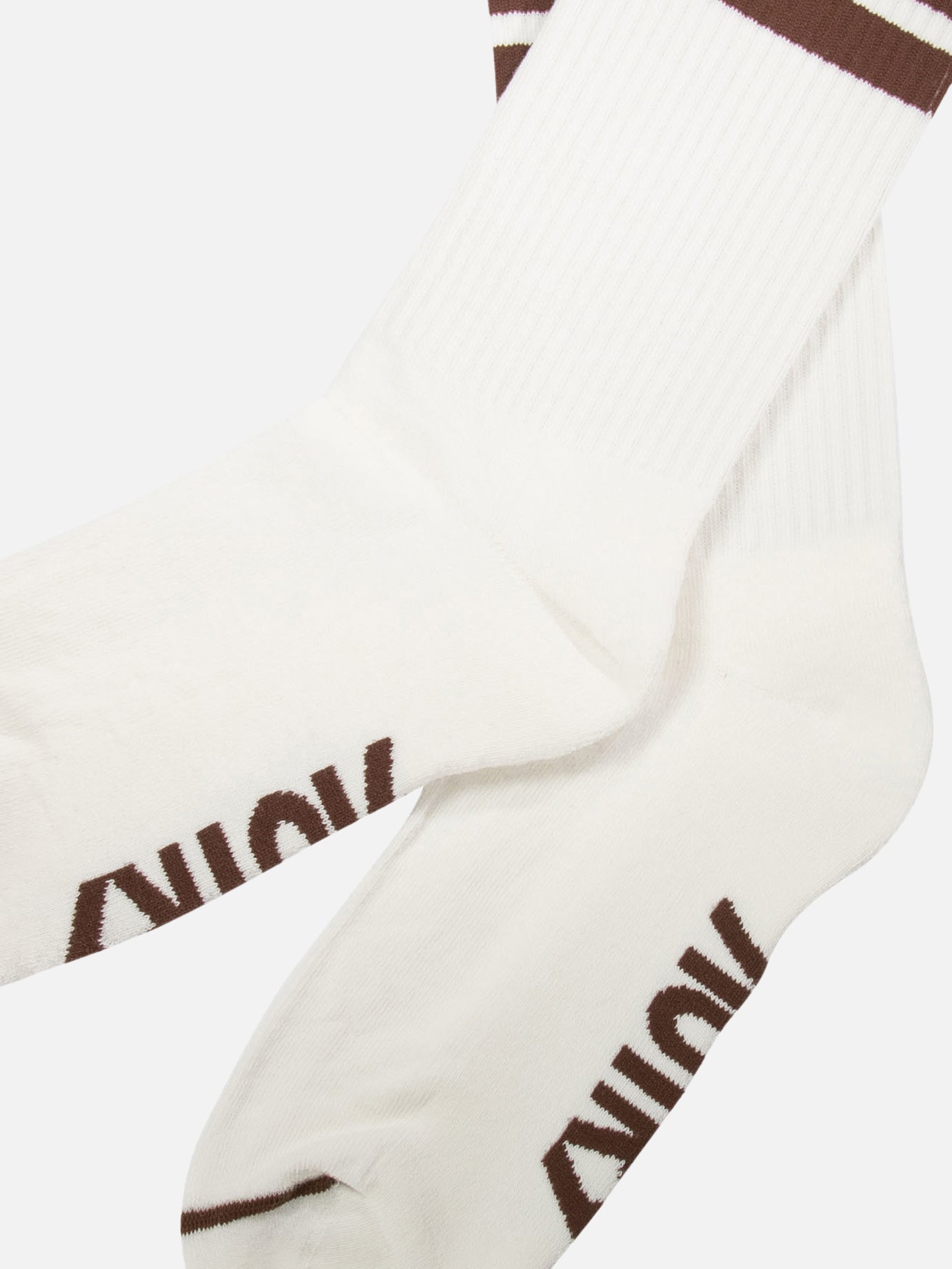Autry "Unic Stripes" socks 11772179_M White 2