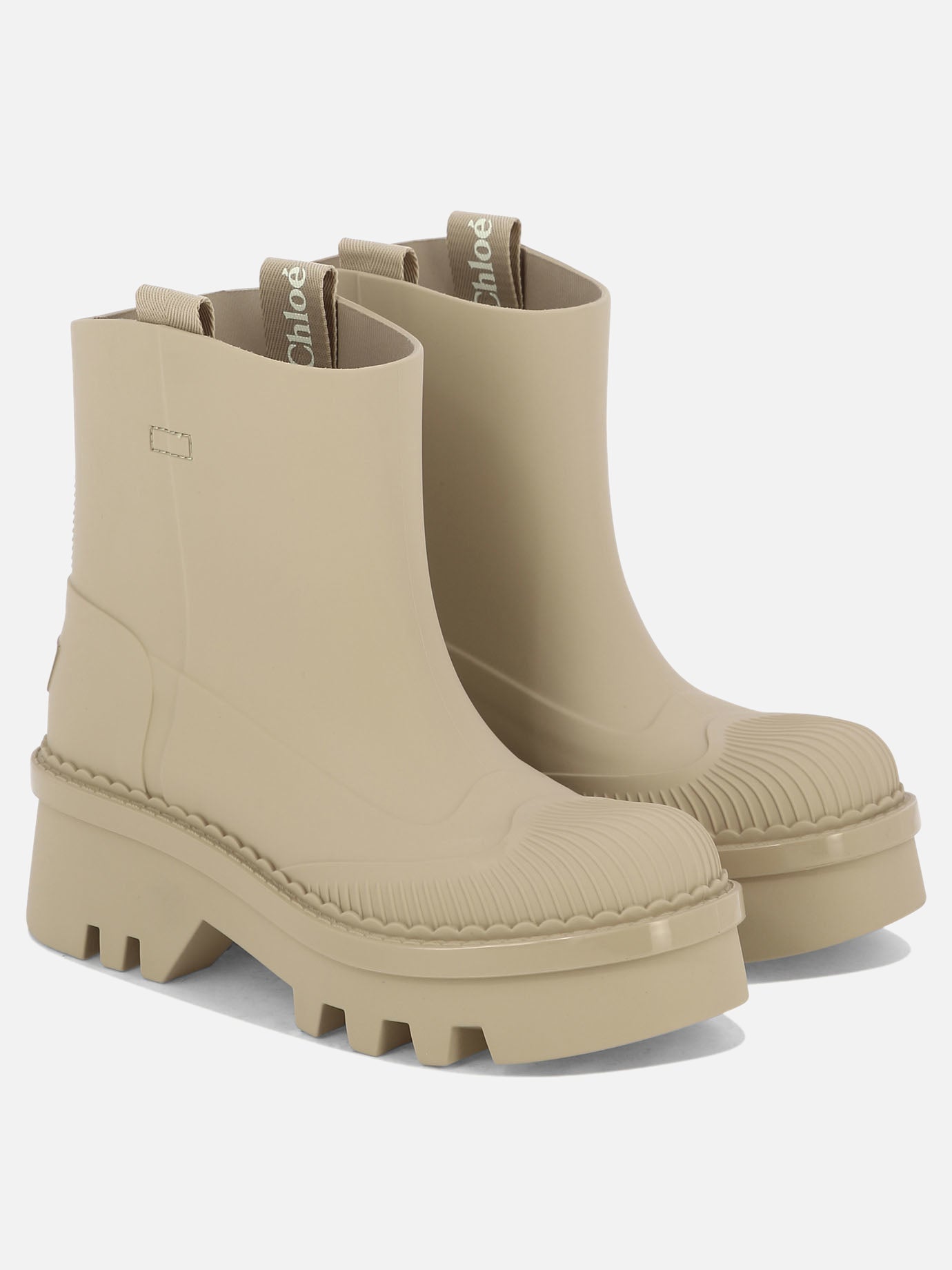 Chloé "Raina" rain boots 18092106_36 Beige 2