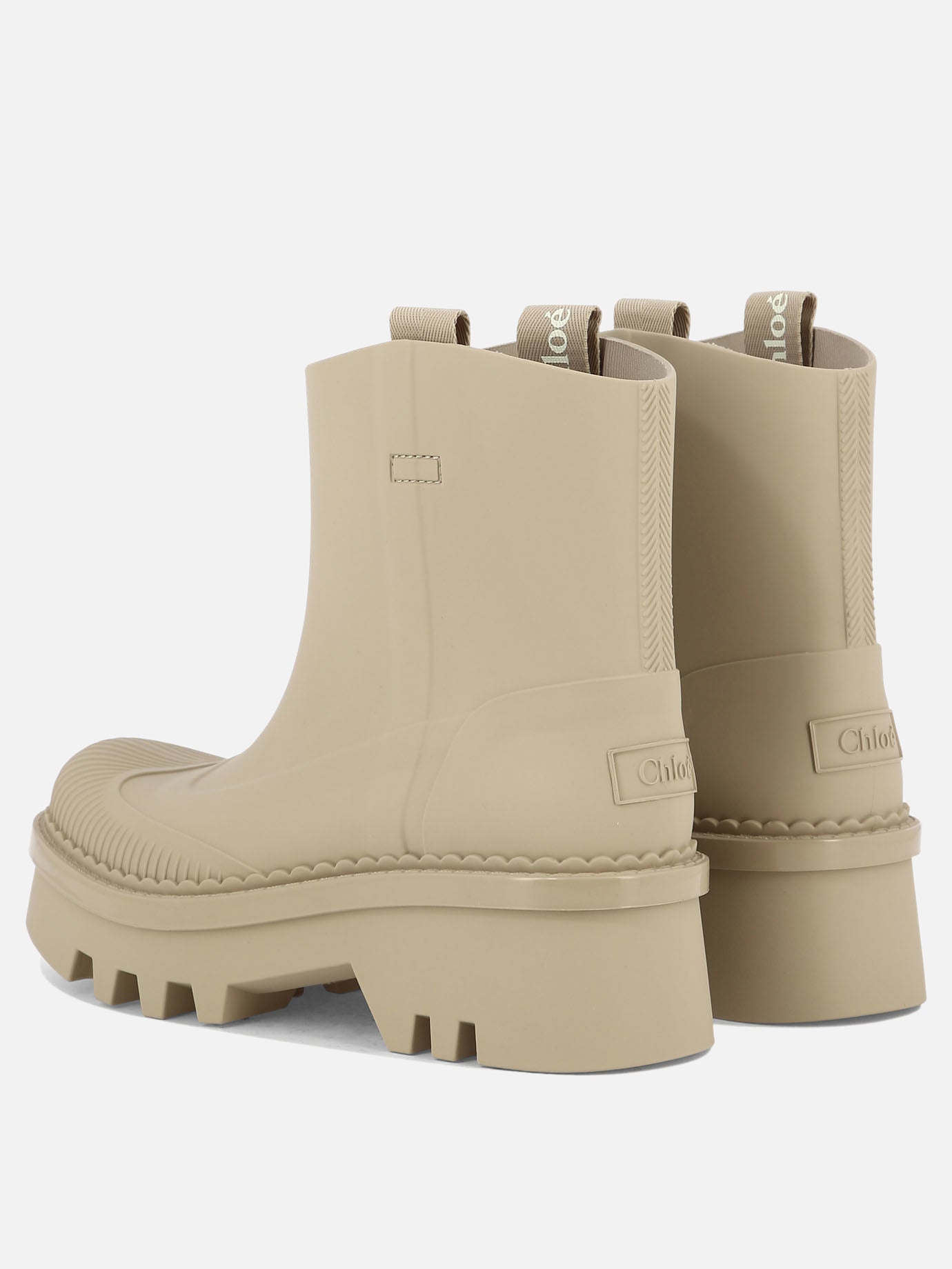 Chloé "Raina" rain boots 18092106_36 Beige 4