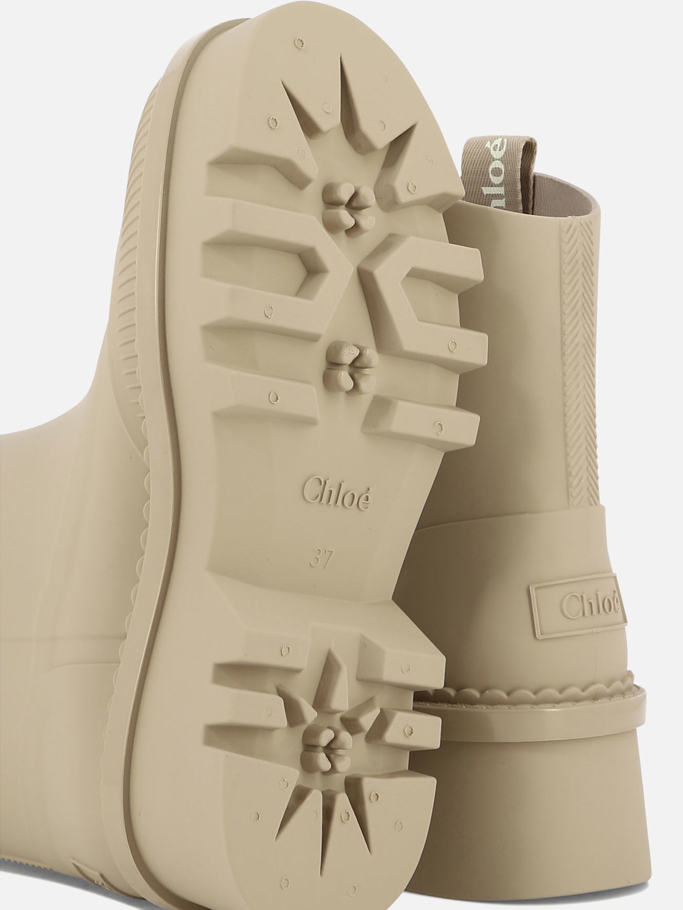 Chloé "Raina" rain boots 18092106_36 Beige 5