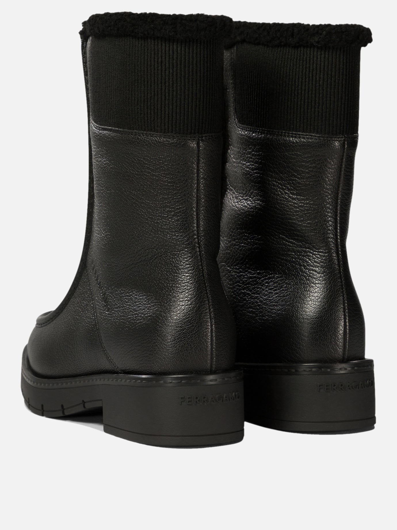 Ferragamo "Montse Fur" ankle boots 14672105_6 Black 4