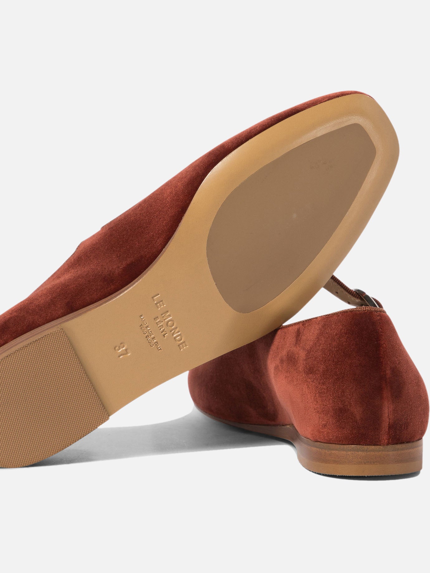 Le Monde Béryl Mary Jane ballet flats 15228829_37 Red 5