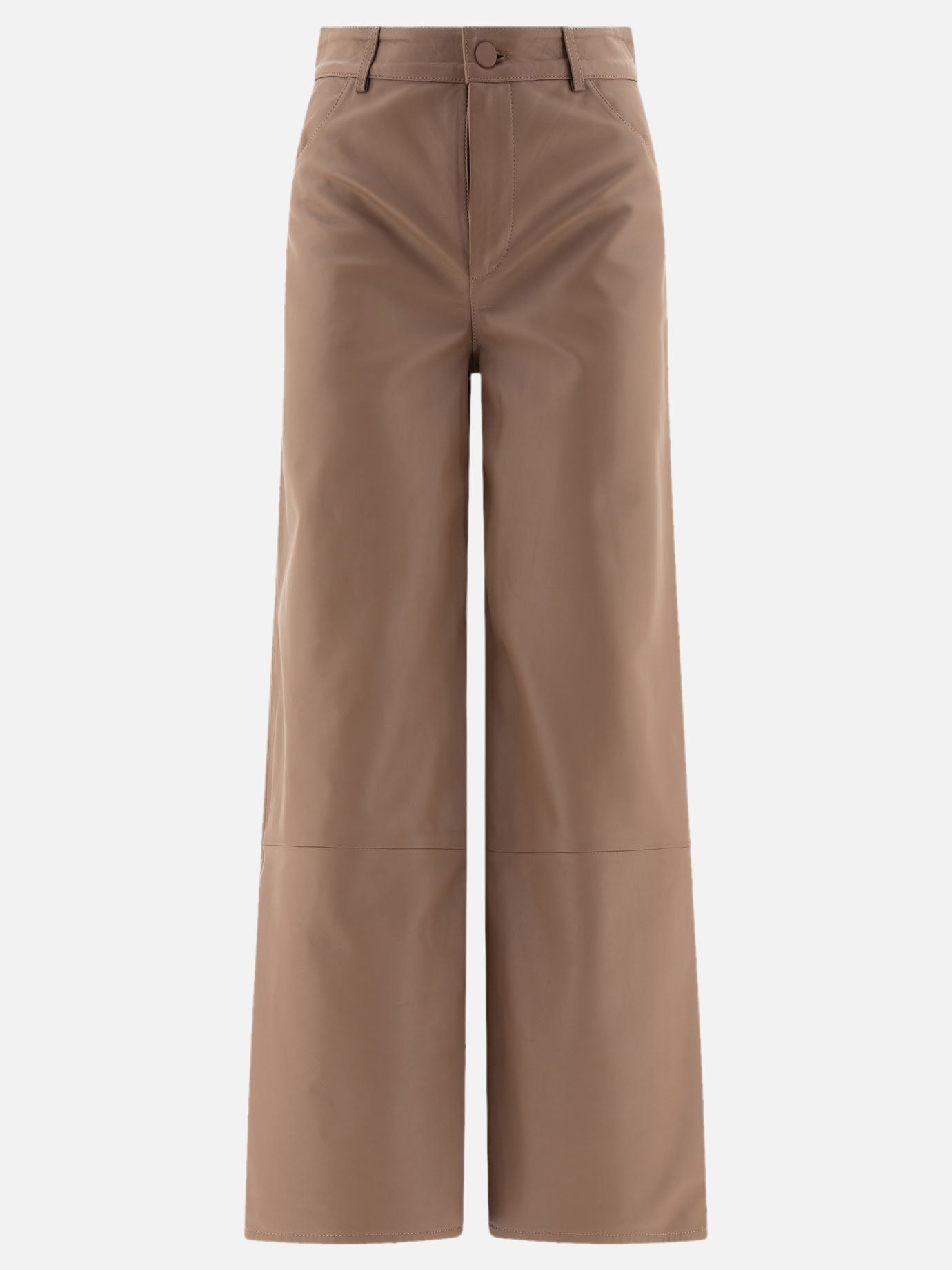 Loulou Studio "Figari" leather trousers 18067277_S Brown 1