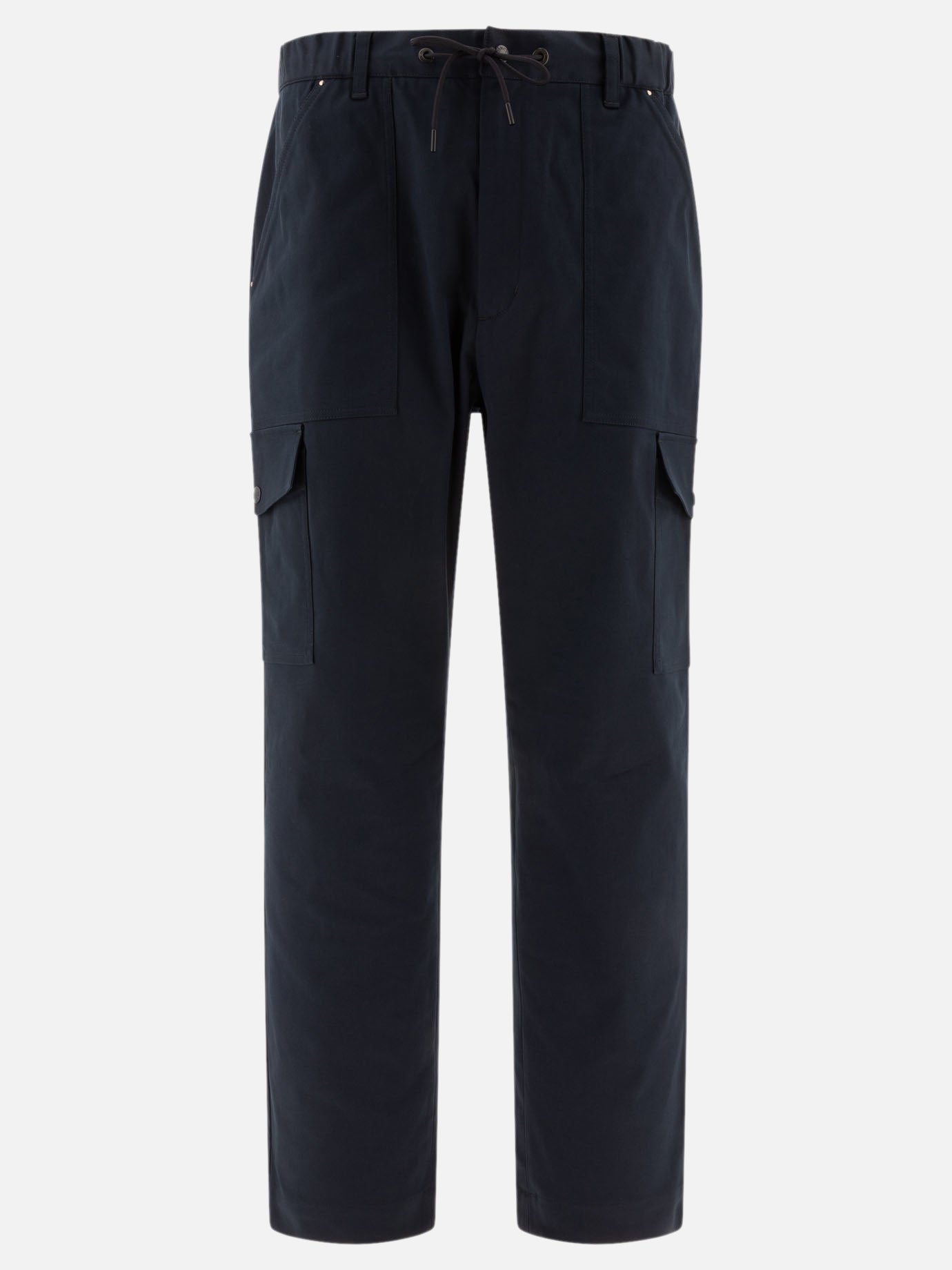Moncler Gabardine trousers 19806195_48 Blue 1