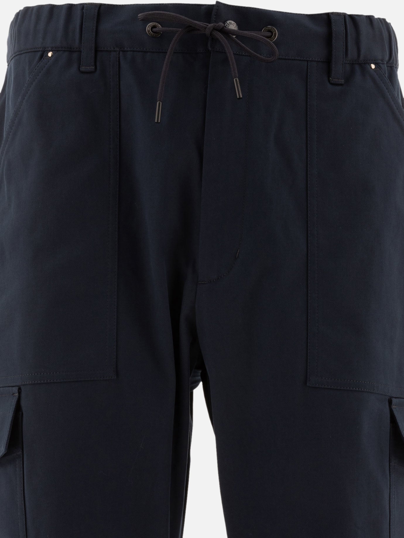 Moncler Gabardine trousers 19806195_48 Blue 3