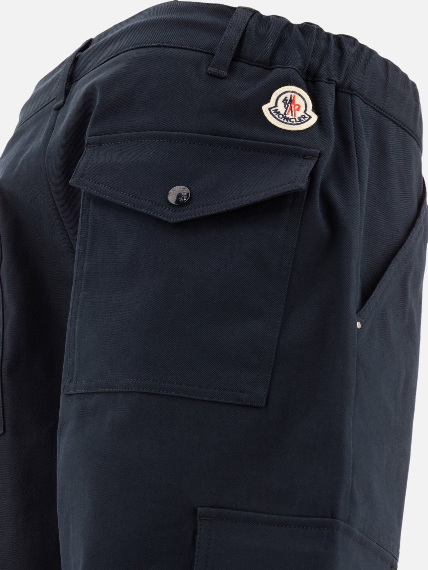 Moncler Gabardine trousers 19806195_48 Blue 4