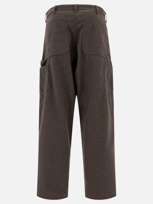 Leisure trousers Houndstooth Brown - OrSlow Men | PDP | VIETTI Online Store | 2