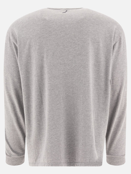 Crewneck t-shirts Solid colour Grey - OrSlow Men | PDP | VIETTI Online Store | 2