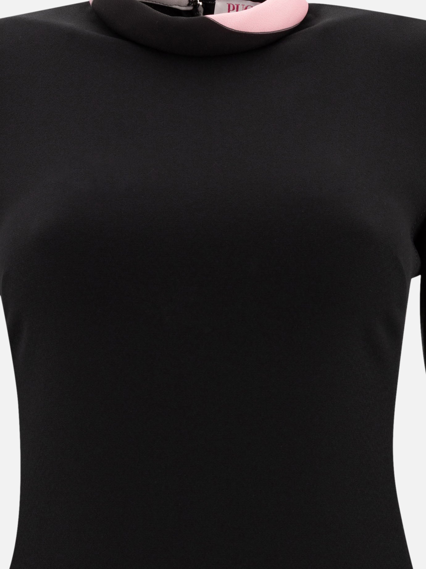 Pucci Abito con colletto a contrasto 11994065_38 Black 3