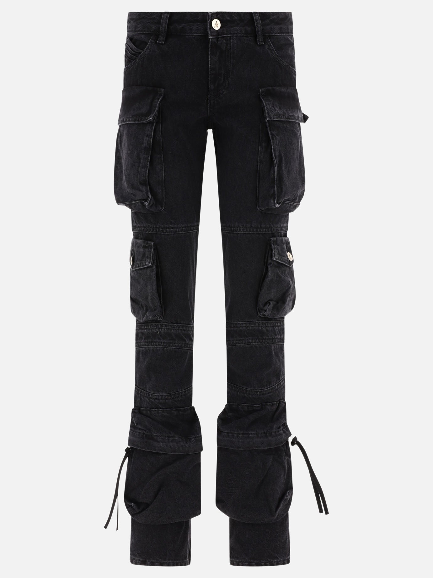 The Attico "Essie" cargo jeans 11695240_27 Black 1
