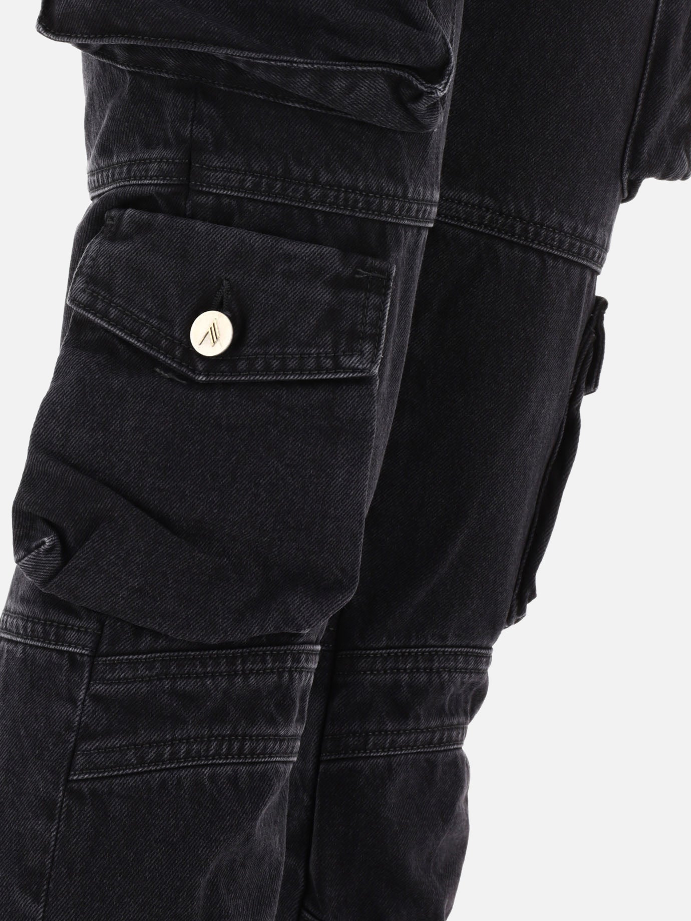 The Attico "Essie" cargo jeans 11695240_27 Black 4