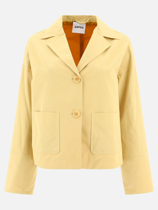 Blazer 53% cotton 47% polyester  Giallo - Aspesi Donna | PLP | VIETTI Online Store 
