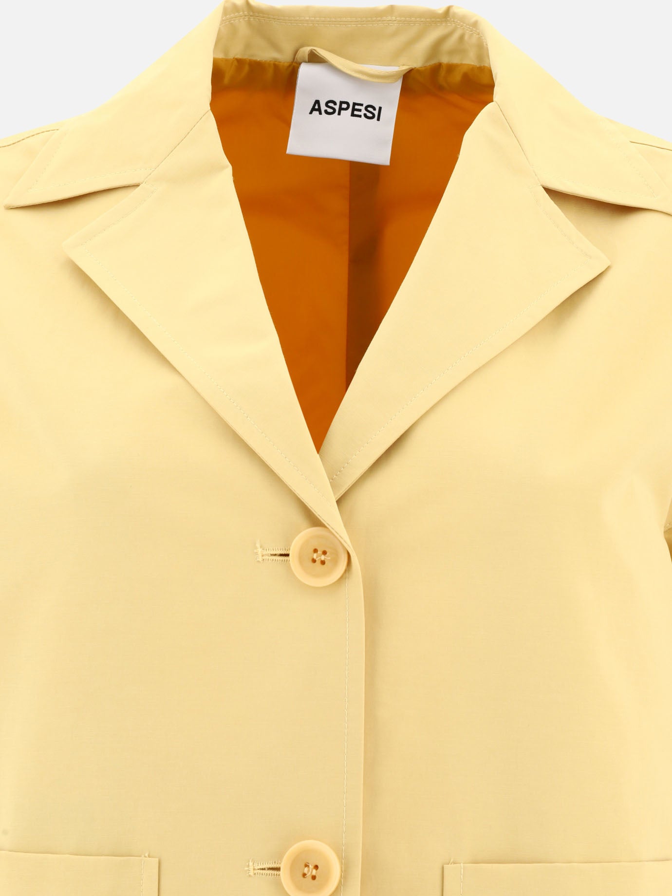 Blazer 53% cotton 47% polyester  Giallo - Aspesi Donna | PDP | VIETTI Online Store | Zoom-Modal_3
