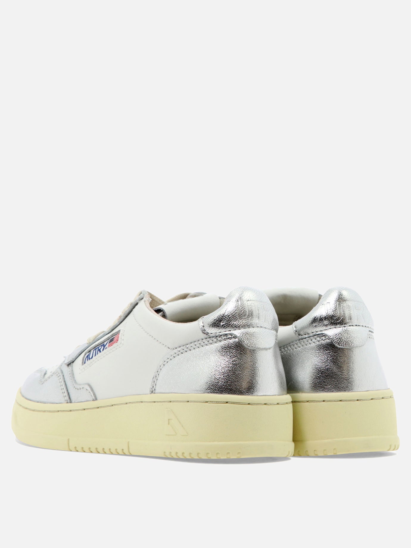 Low top sneakers 100% cow leather - 100% rubber  Silver - Autry Women | PDP | VIETTI Online Store | thumbnail_4