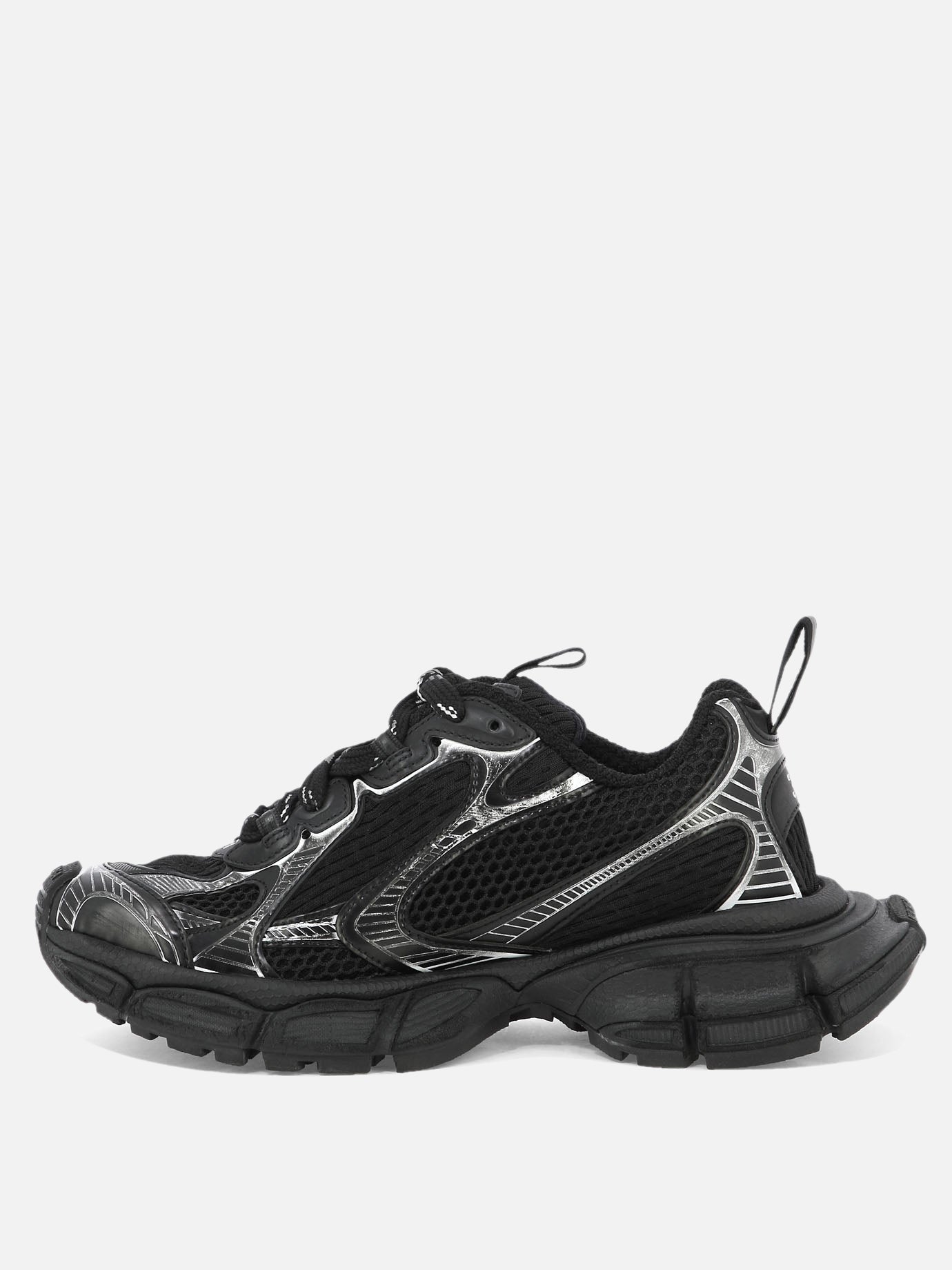 Low top sneakers 55% polyurethane 45% polyester - 100% rubber  Black - Balenciaga Women | PDP | VIETTI Online Store | thumbnail_3