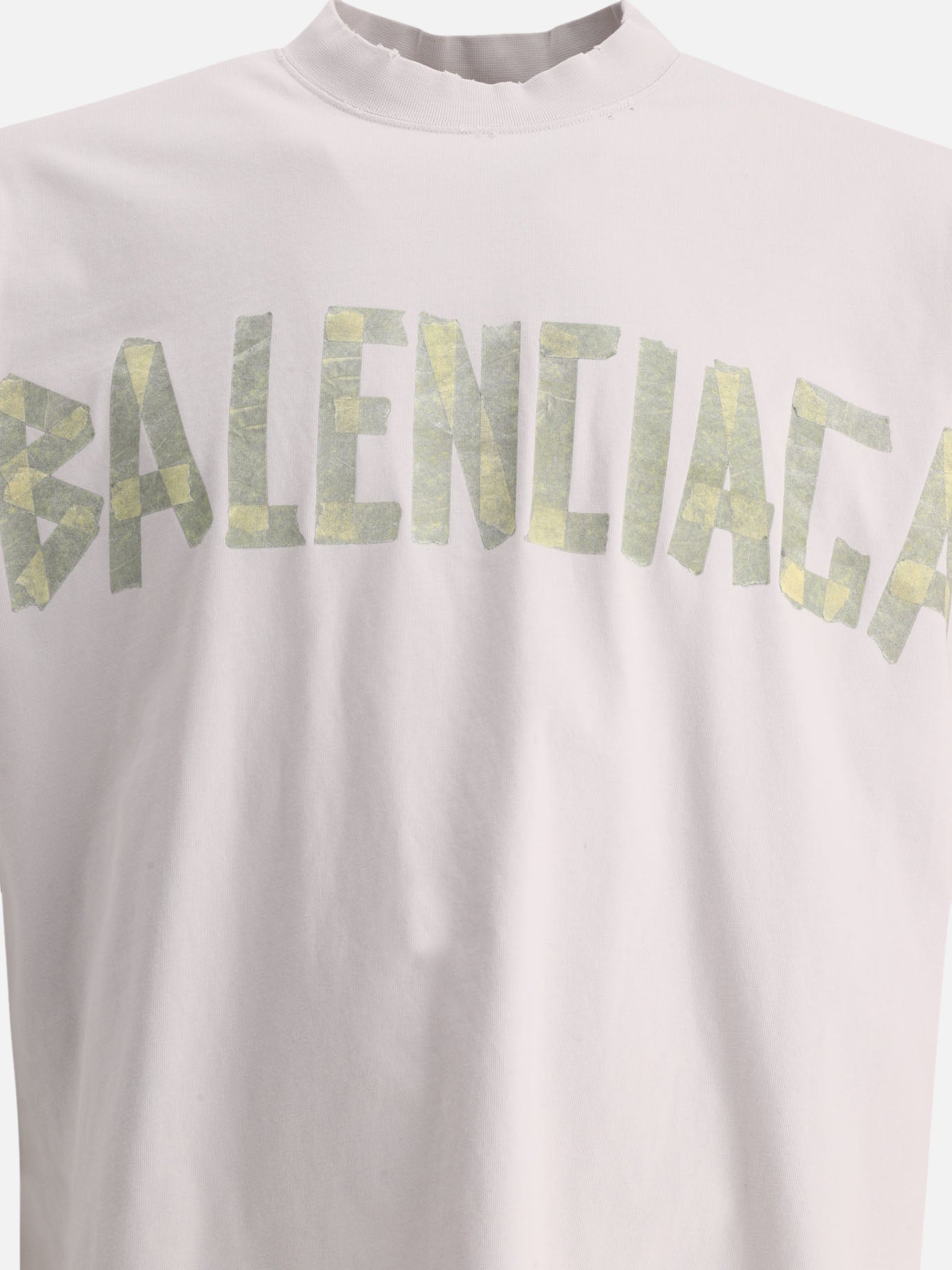 Crewneck t-shirts 100% cotton  White - Balenciaga Men | PDP | VIETTI Online Store | thumbnail_3