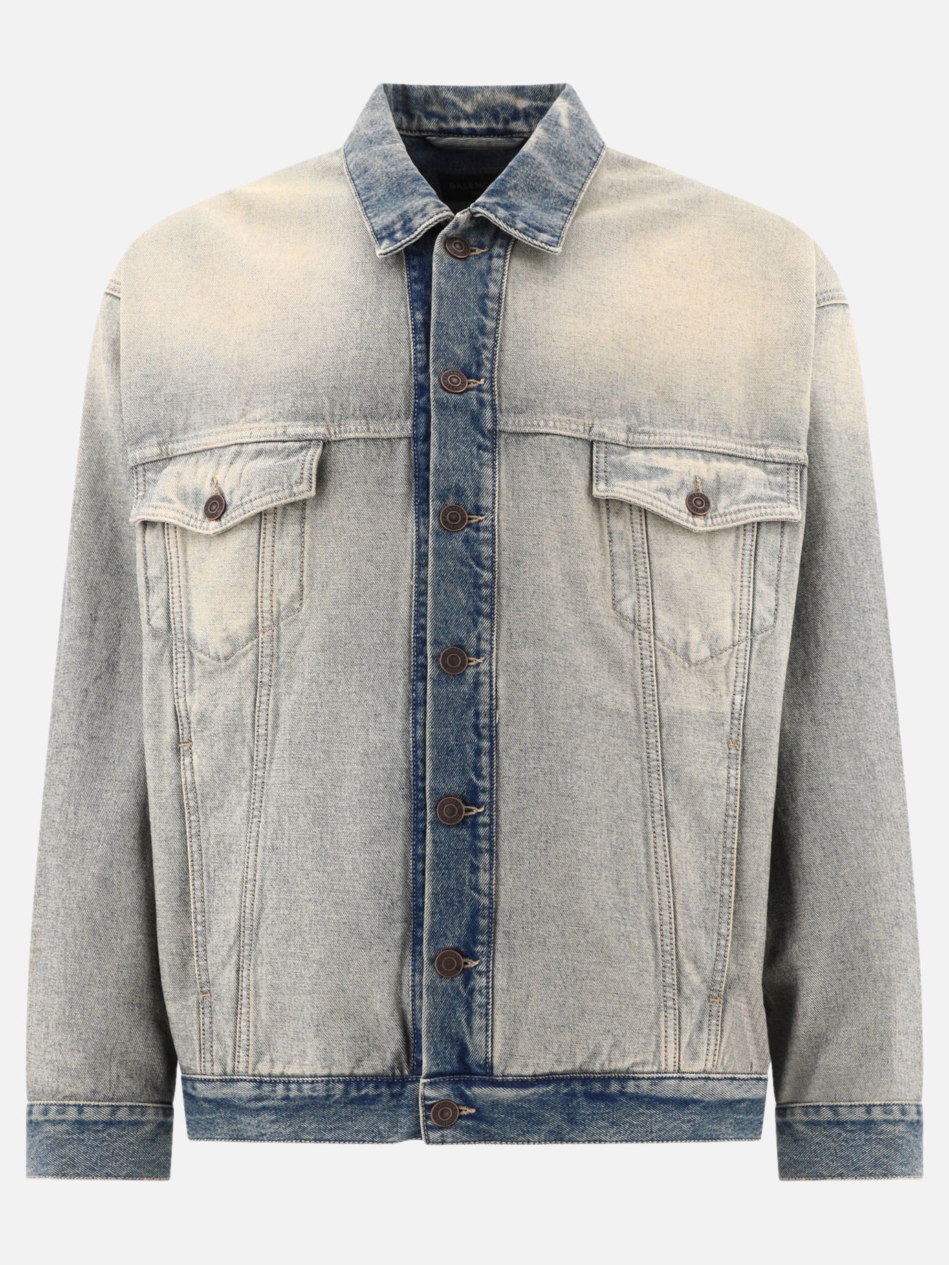 Giacche in denim 100% cotton  Azzurro - Balenciaga Uomo | PDP | VIETTI Online Store | thumbnail