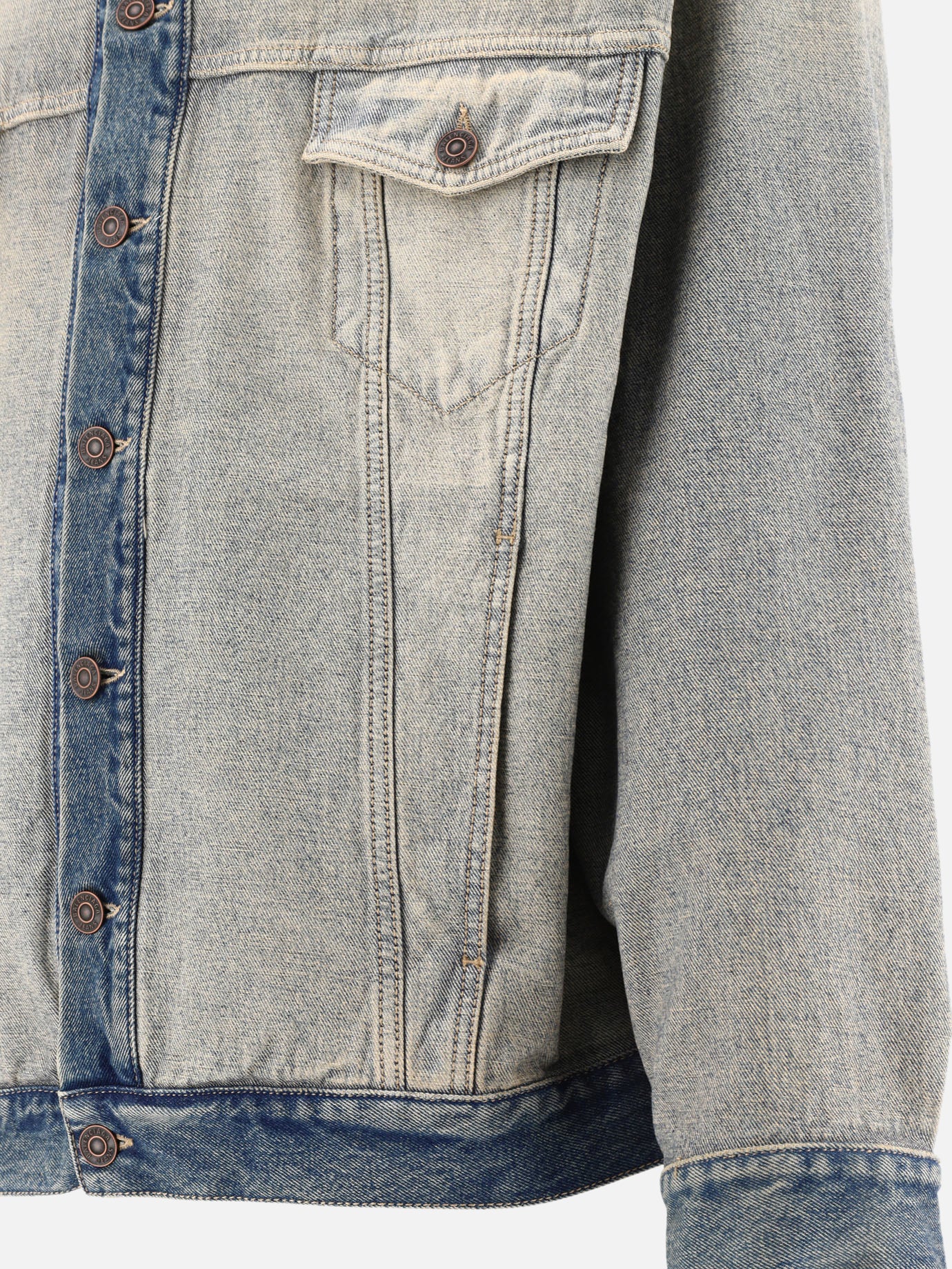 Giacche in denim 100% cotton  Azzurro - Balenciaga Uomo | PDP | VIETTI Online Store | thumbnail_4