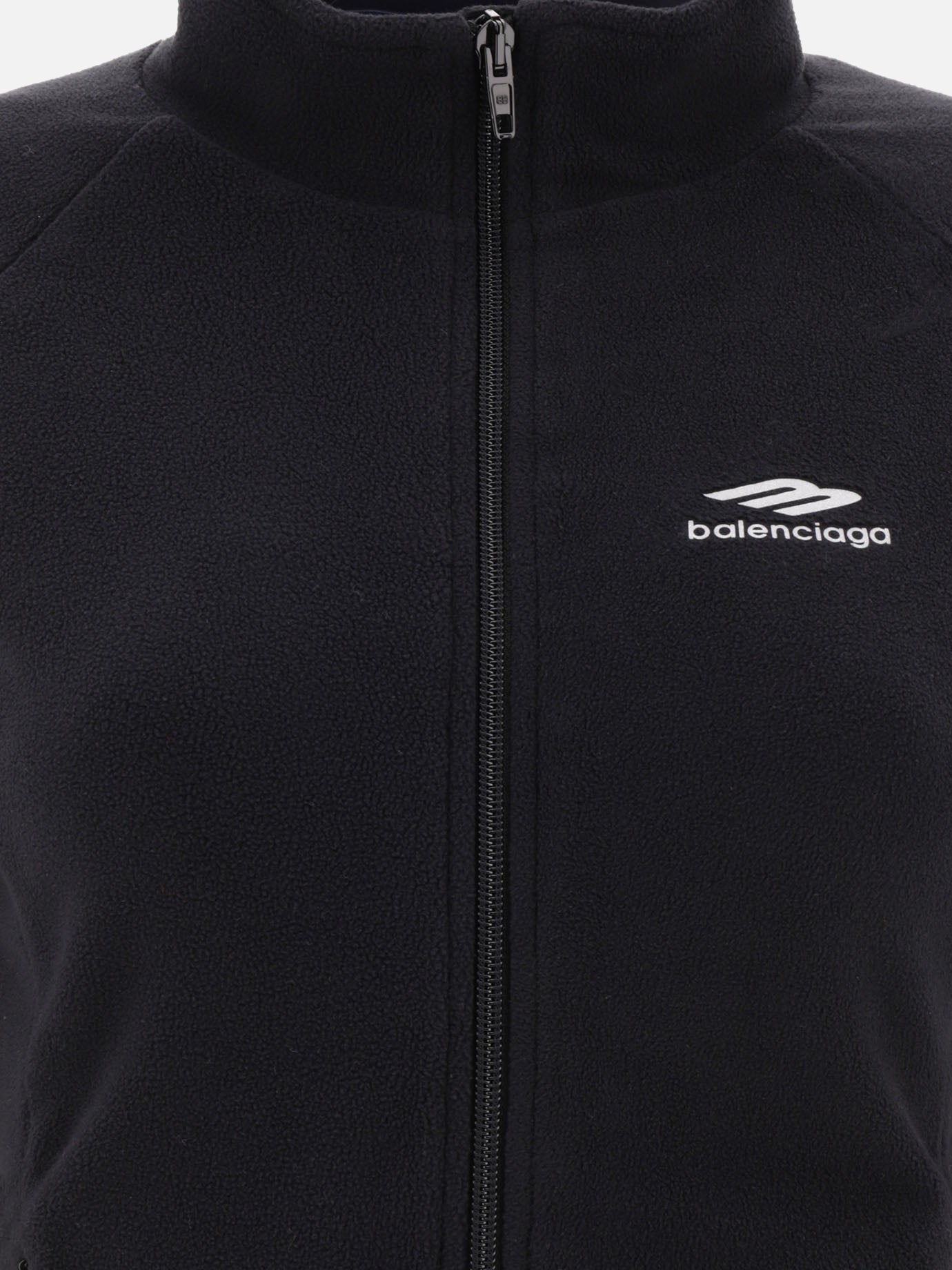 Full zip sweatshirts 100% polyester  Black - Balenciaga Women | PDP | VIETTI Online Store | thumbnail_3