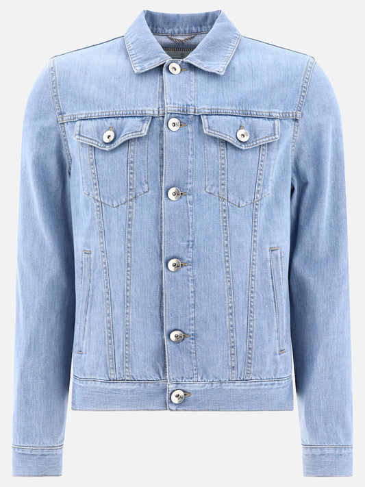 Giacche in denim 100% cotton  Azzurro - Brunello Cucinelli Uomo | PLP | VIETTI Online Store 
