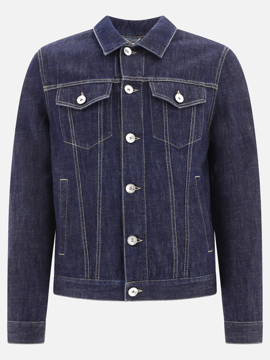 Giacche in denim 100% cotton  Blu - Brunello Cucinelli Uomo | PLP | VIETTI Online Store 
