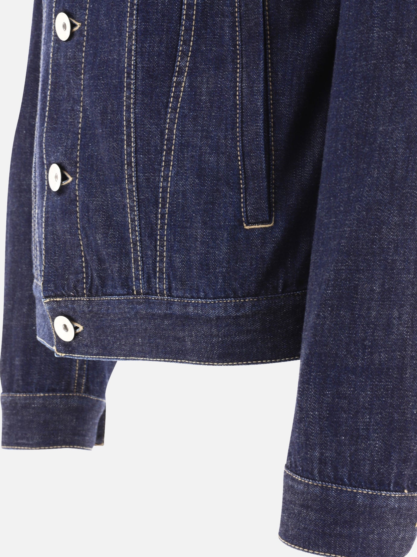 Giacche in denim 100% cotton  Blu - Brunello Cucinelli Uomo | PDP | VIETTI Online Store | thumbnail_4