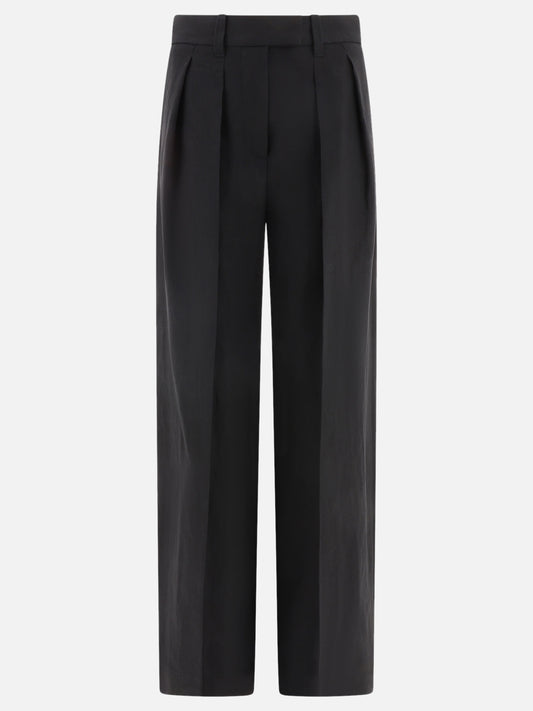 Wide tailored trousers