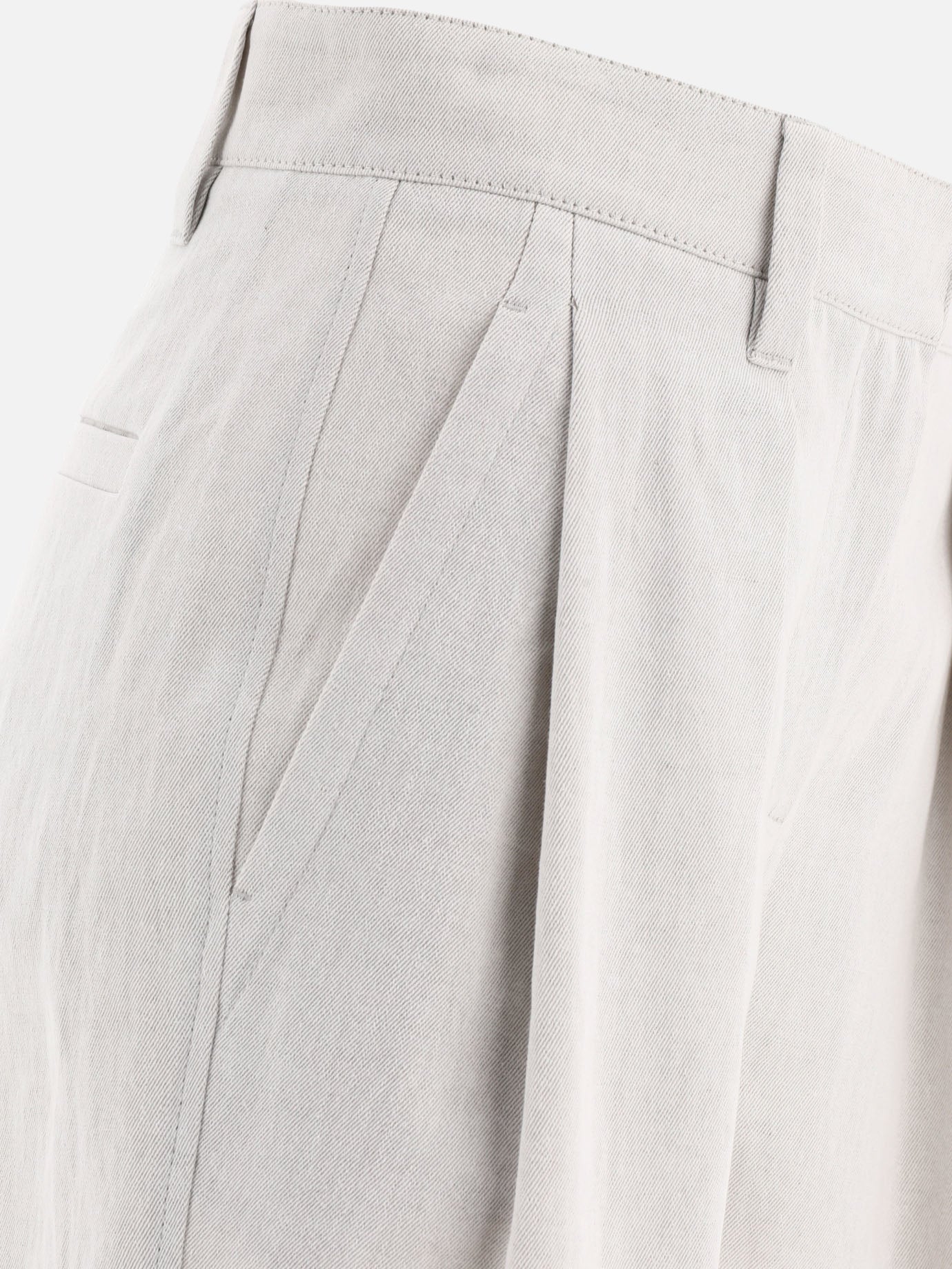 Gabardine bermuda shorts