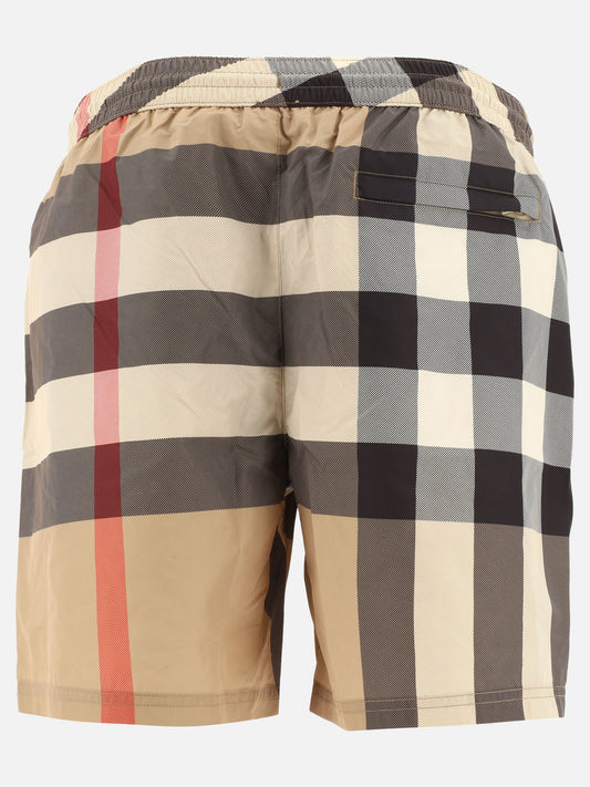 Short da mare Check  Beige - Burberry Uomo | PLP | VIETTI Online Store | 2
