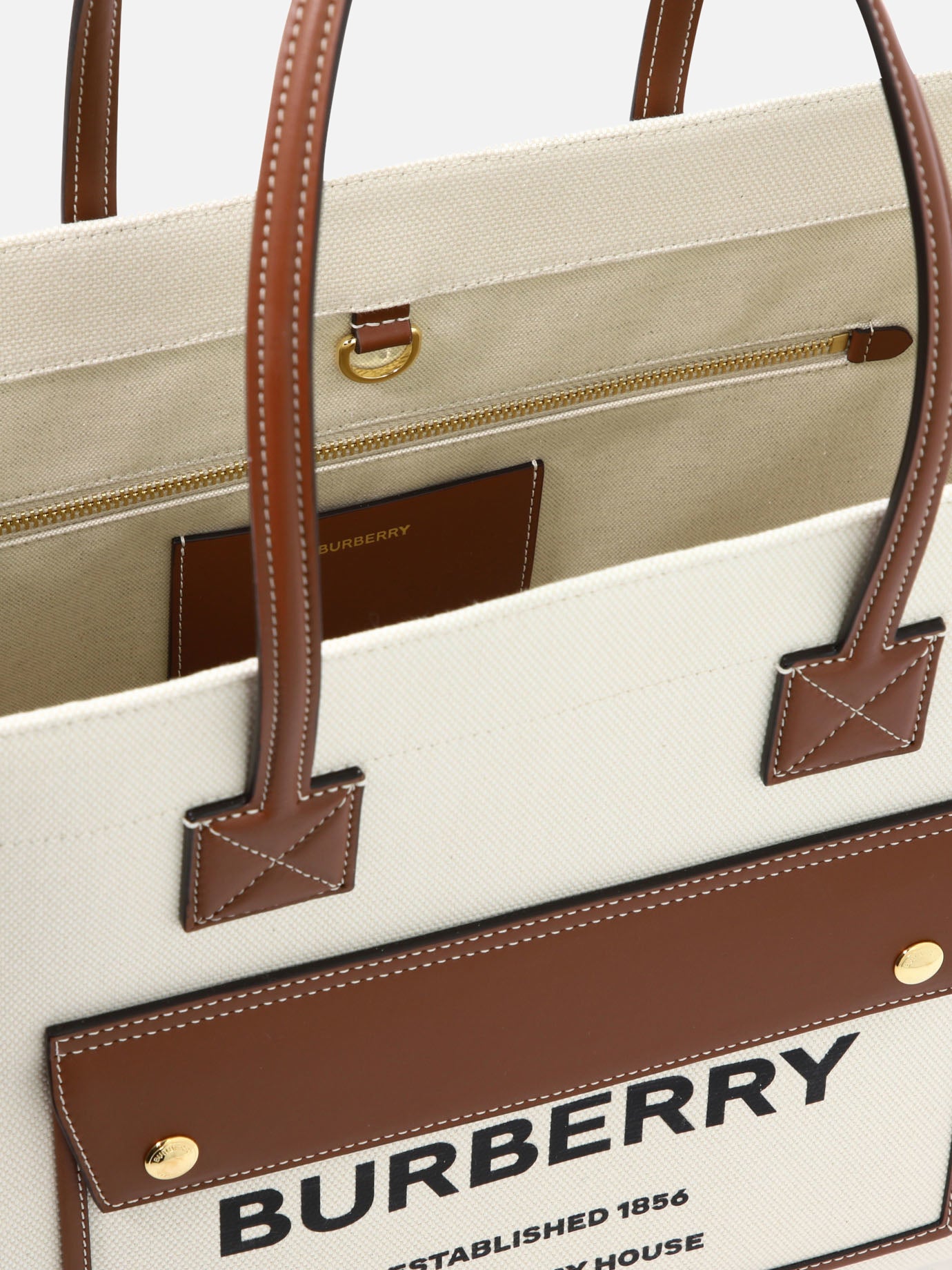 Large bags 100% cotton  Beige - Burberry Women | PDP | VIETTI Online Store | Zoom-Modal_5
