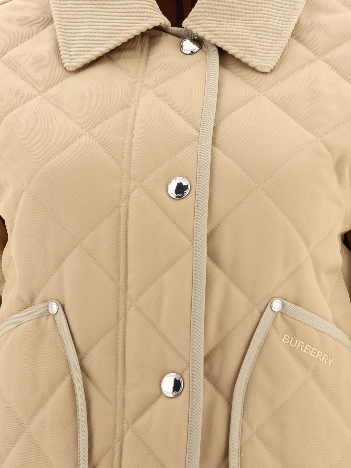 Giacche leggere & Trapuntate 100% polyester  Beige - Burberry Donna | PDP | VIETTI Online Store | Zoom-Modal_3
