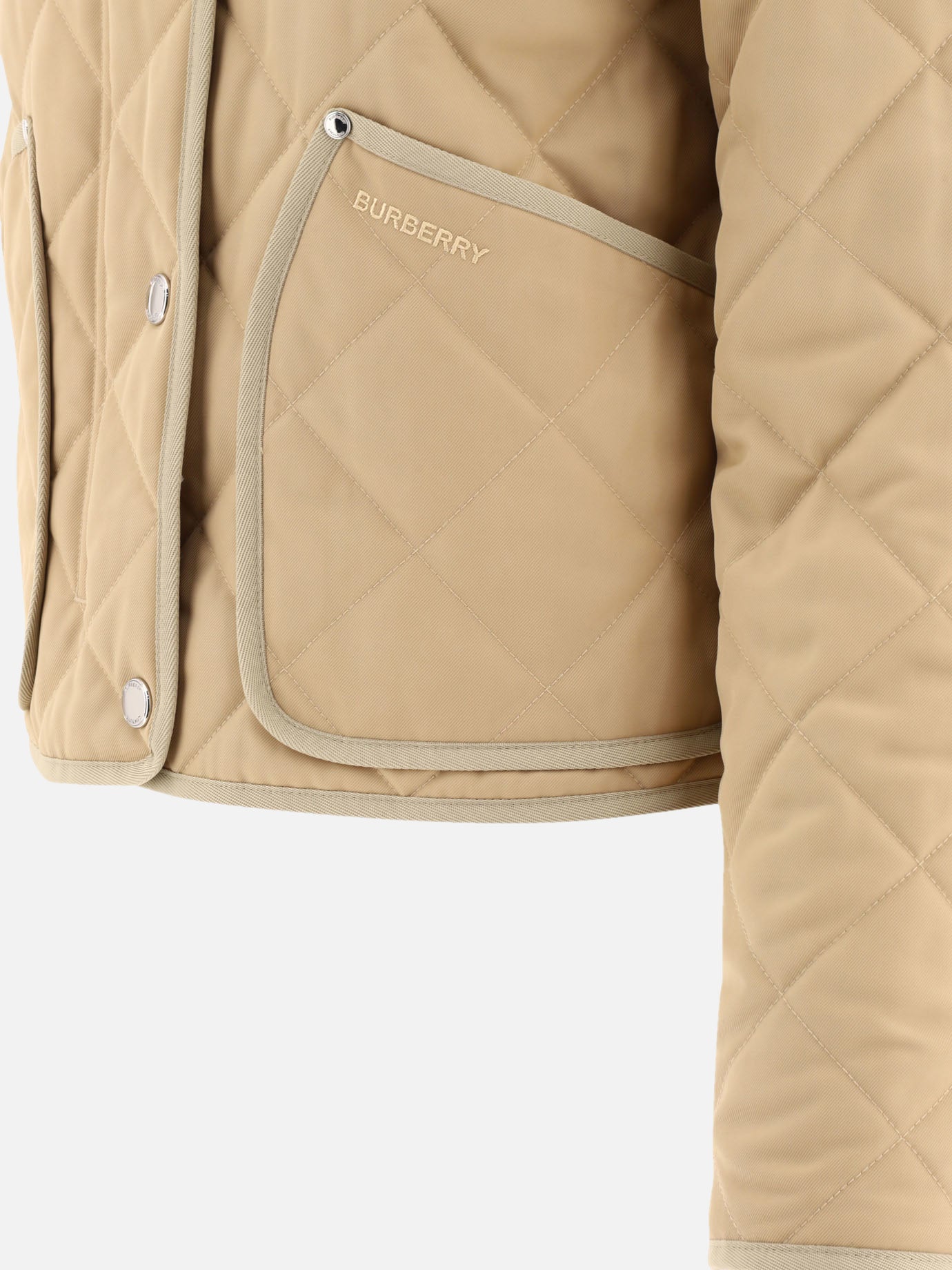 Giacche leggere & Trapuntate 100% polyester  Beige - Burberry Donna | PDP | VIETTI Online Store | Zoom-Modal_4
