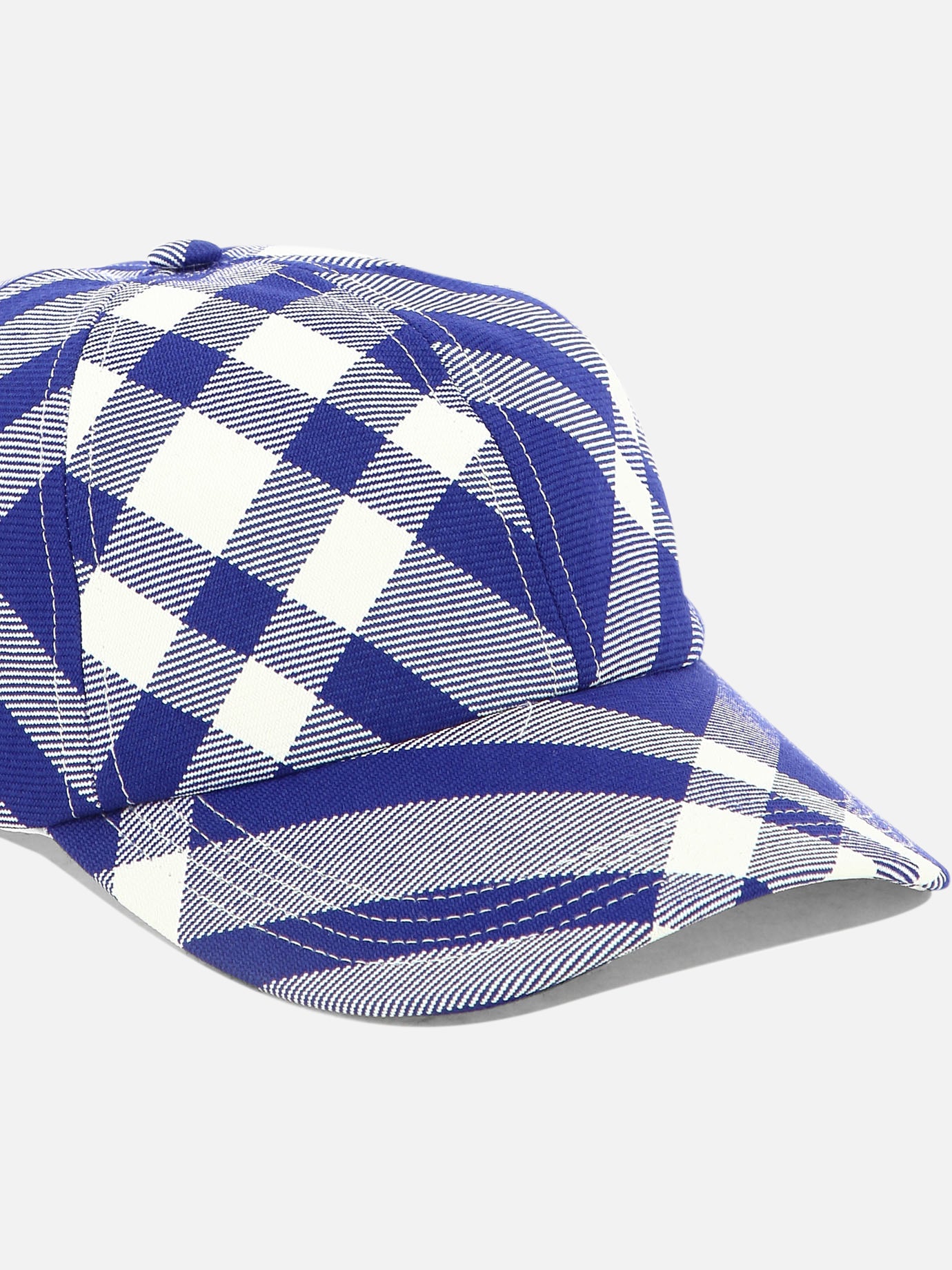 Baseball caps 67% polyester 33% wool  Blue - Burberry Women | PDP | VIETTI Online Store | Zoom-Modal_4
