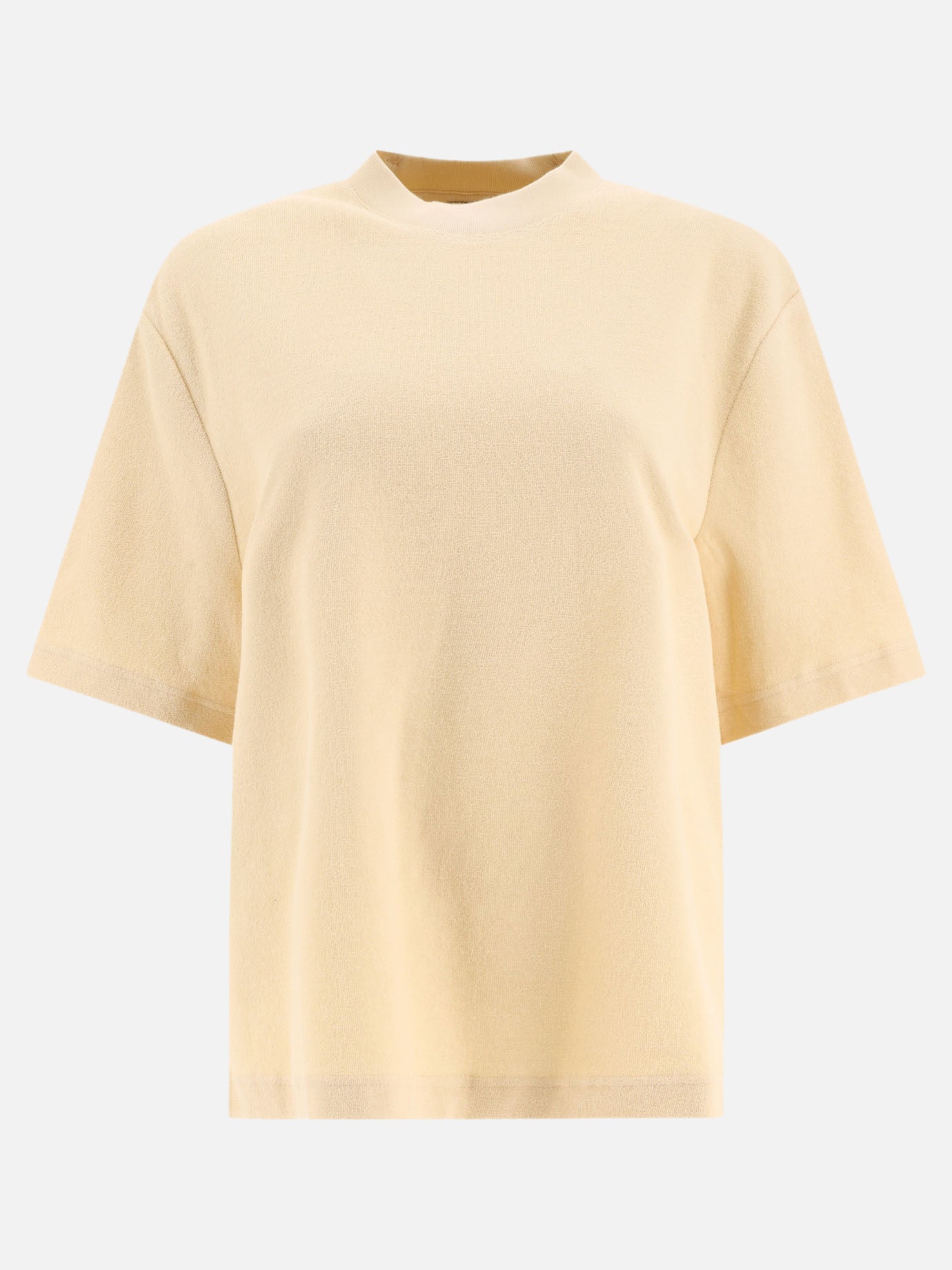 Crewneck t-shirts 100% cotton  Beige - Burberry Women | PDP | VIETTI Online Store | thumbnail