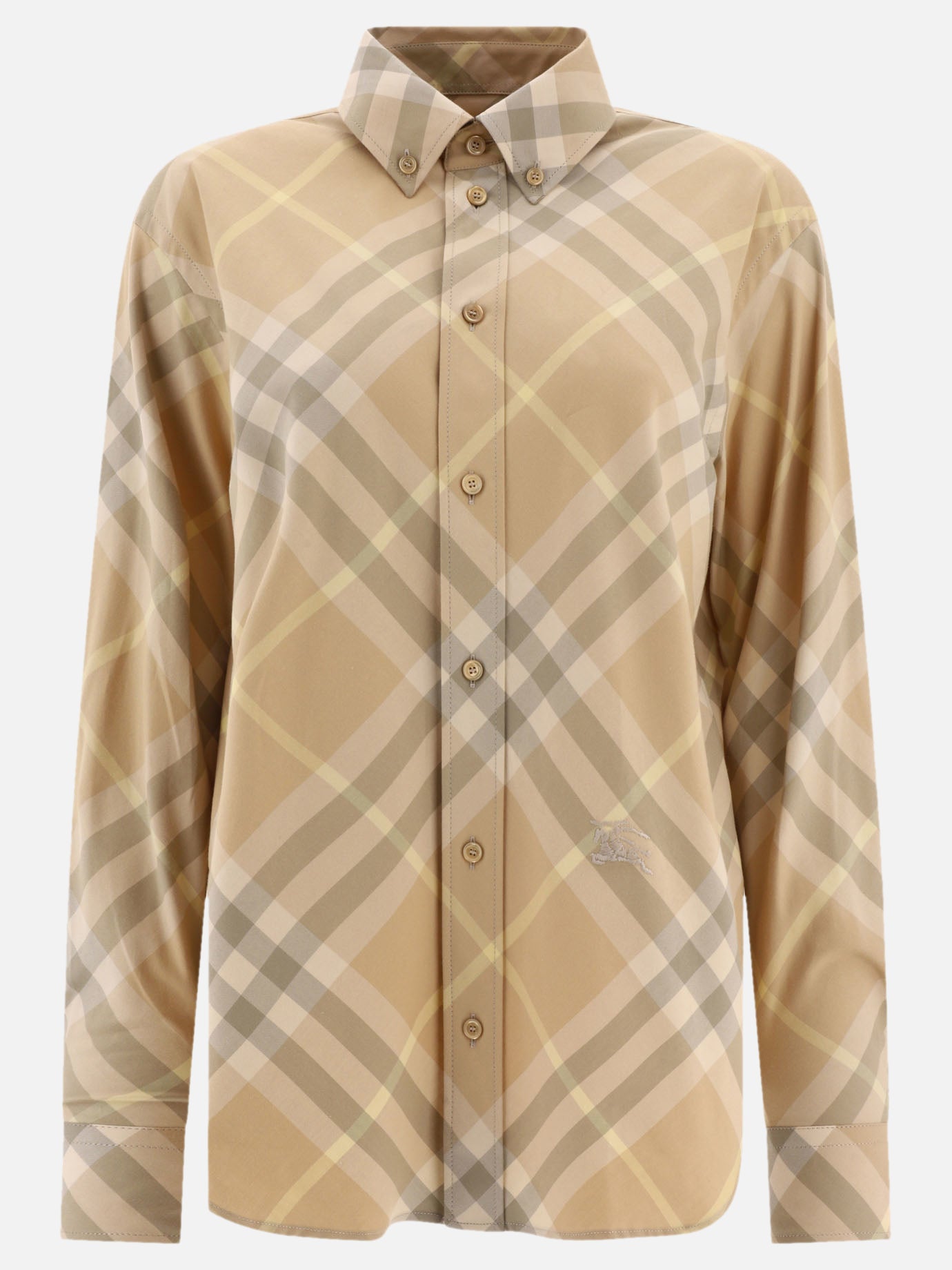 Casual shirts 100% cotton  Beige - Burberry Women | PDP | VIETTI Online Store | Zoom-Modal

