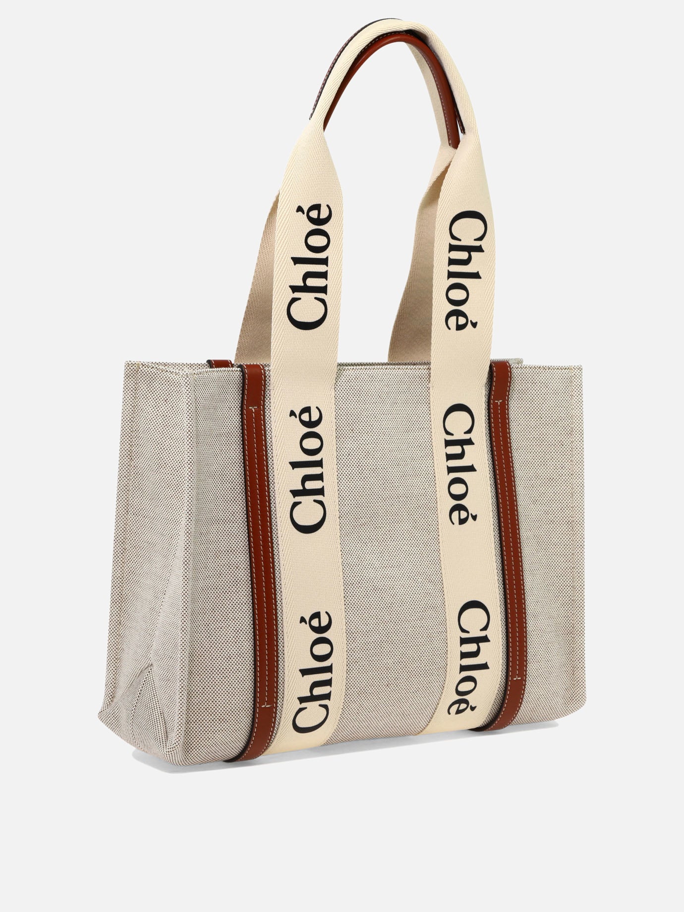 Medium bags 100% linen  Beige - Chloé Women | PDP | VIETTI Online Store | thumbnail_2