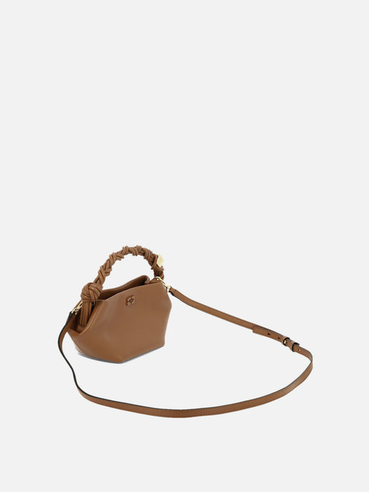 Small bags 65% recycled leather 19% polyurethane fibre 16% polyester  Brown - Ganni Women | PDP | VIETTI Online Store | 2
